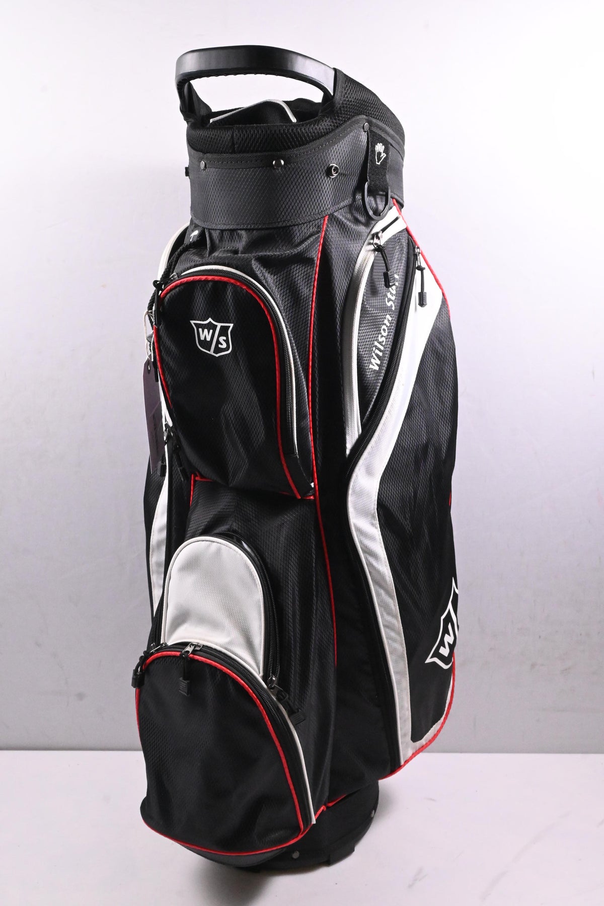 Wilson Staff Cart Bag / 14-Way Divider / Black, White, Red