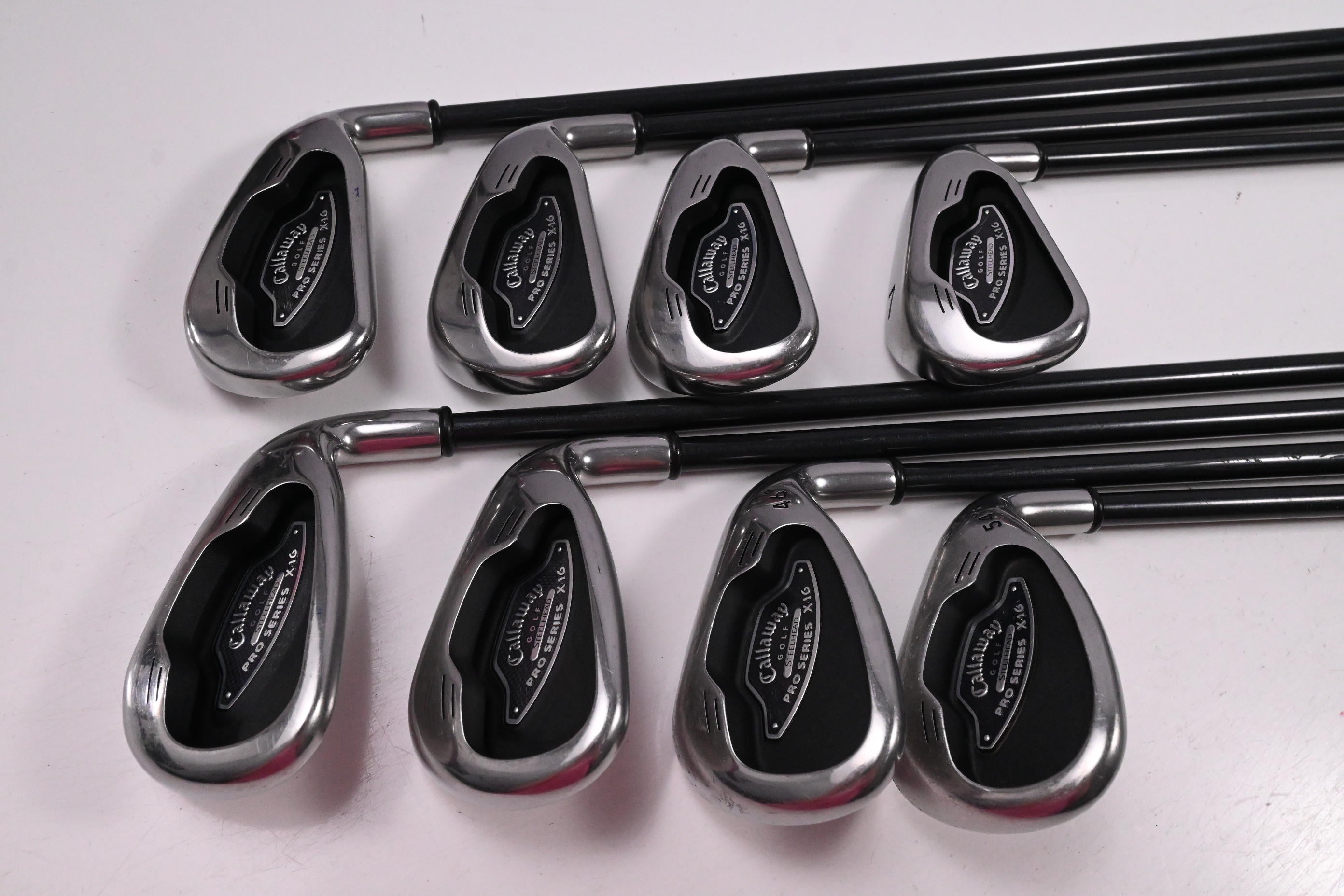 Callaway X-16 Pro Series Irons / 4-PW+SW / Regular Flex Callaway RCH M75 Shafts