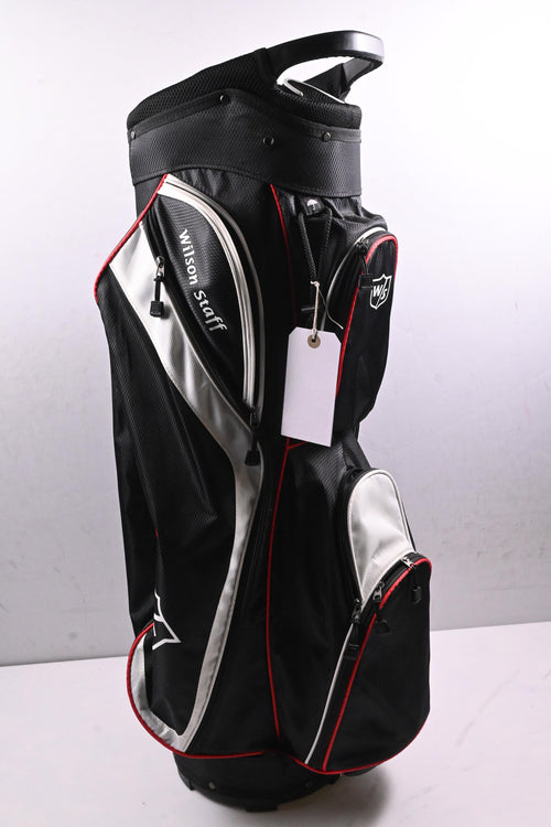 Wilson Staff Cart Bag / 14-Way Divider / Black, White, Red
