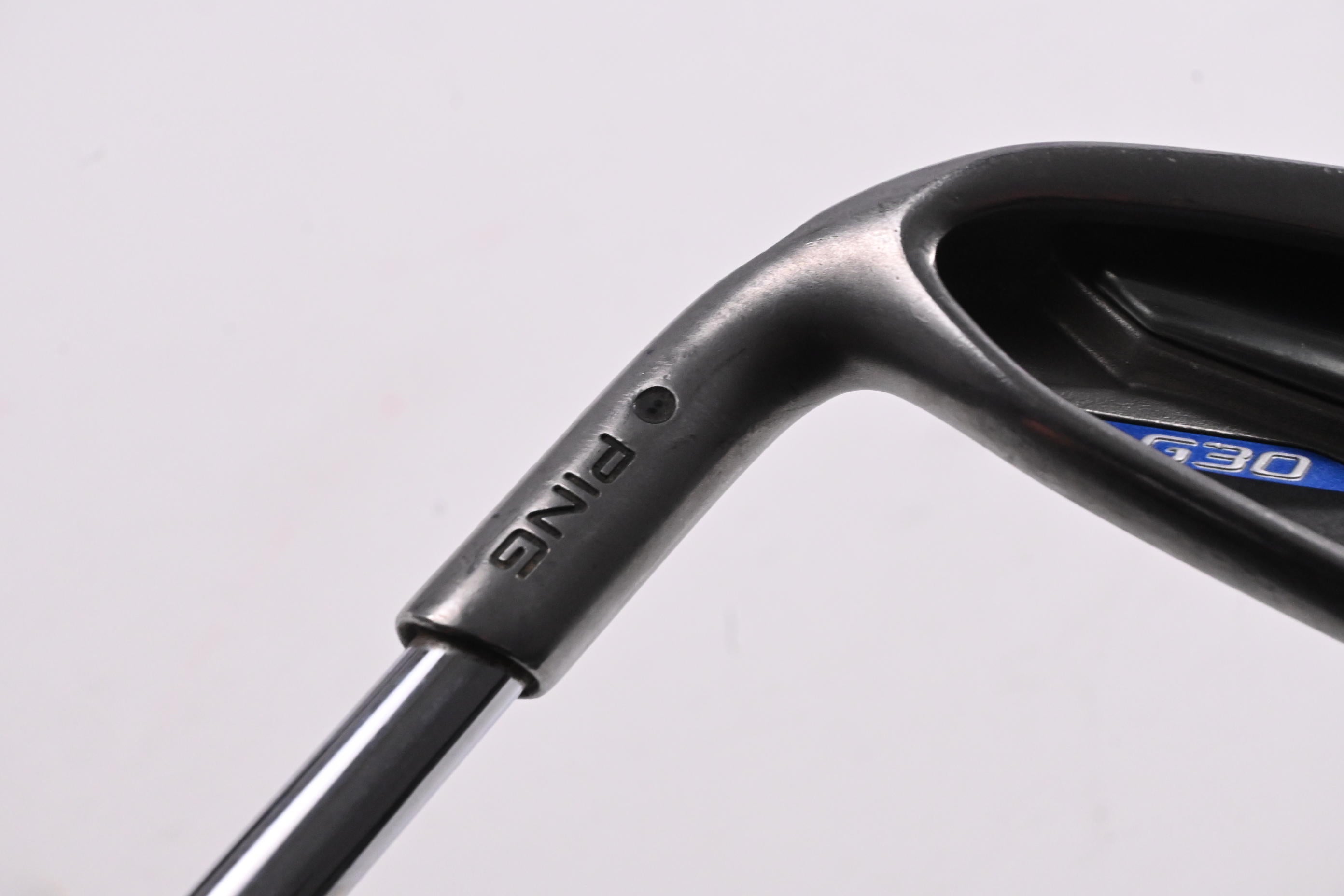 Left Hand Ping G30 #6 Iron / 27 Degree / Black Dot / Regular Flex Ping CFS Shaft