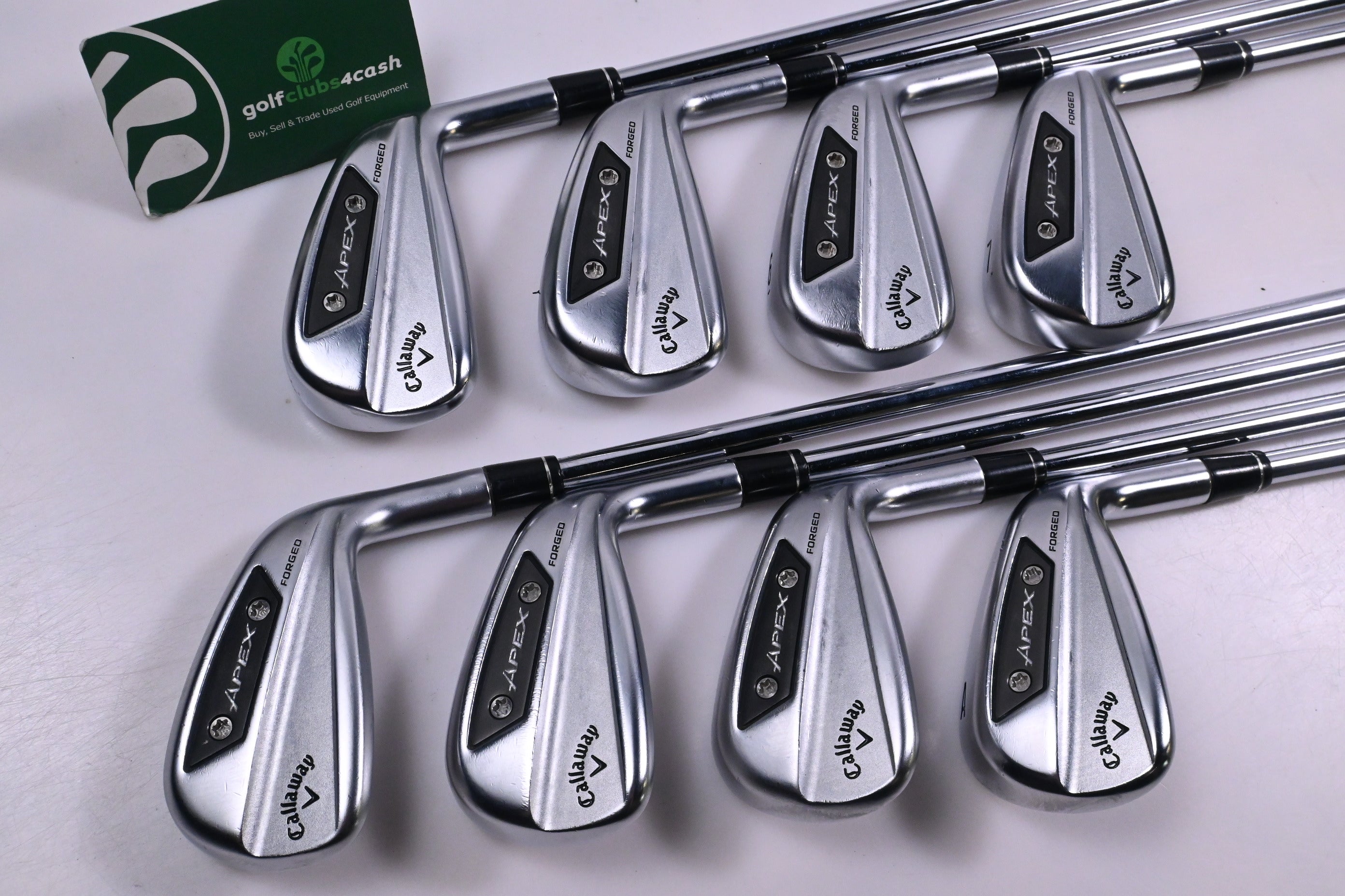 Callaway Apex Ai200 Irons / 4-PW+AW / Stiff Flex Project X Rifle TF 105 Shafts
