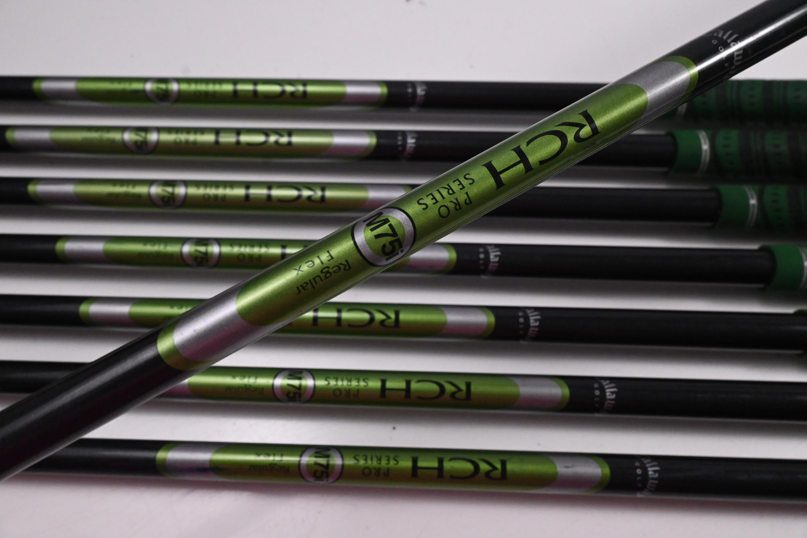 Callaway X-16 Pro Series Irons / 4-PW+SW / Regular Flex Callaway RCH M75 Shafts