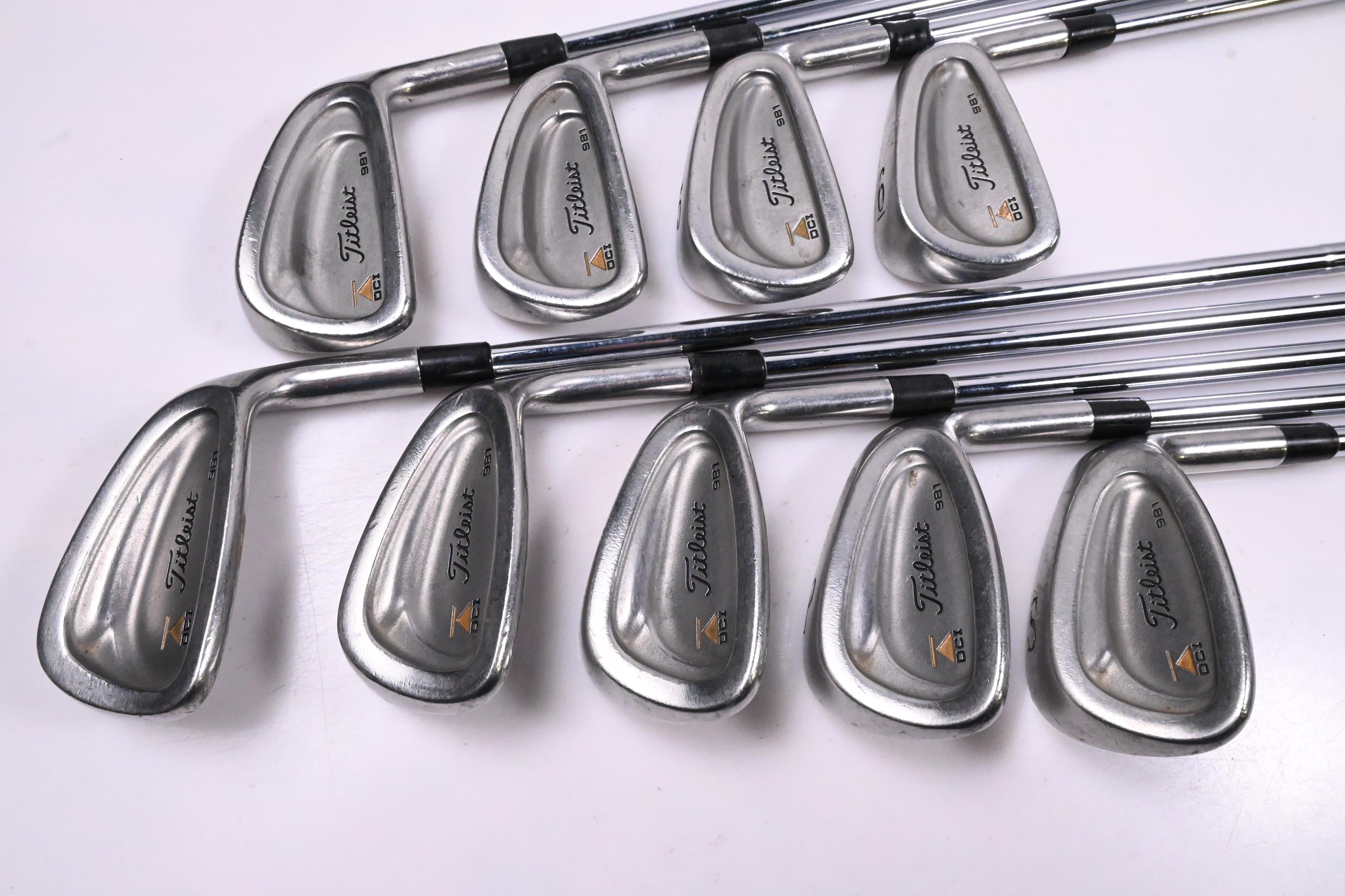 Titleist DCI 981 Irons / 3-PW+SW / Regular Flex Titleist TRI-SPEC Shafts