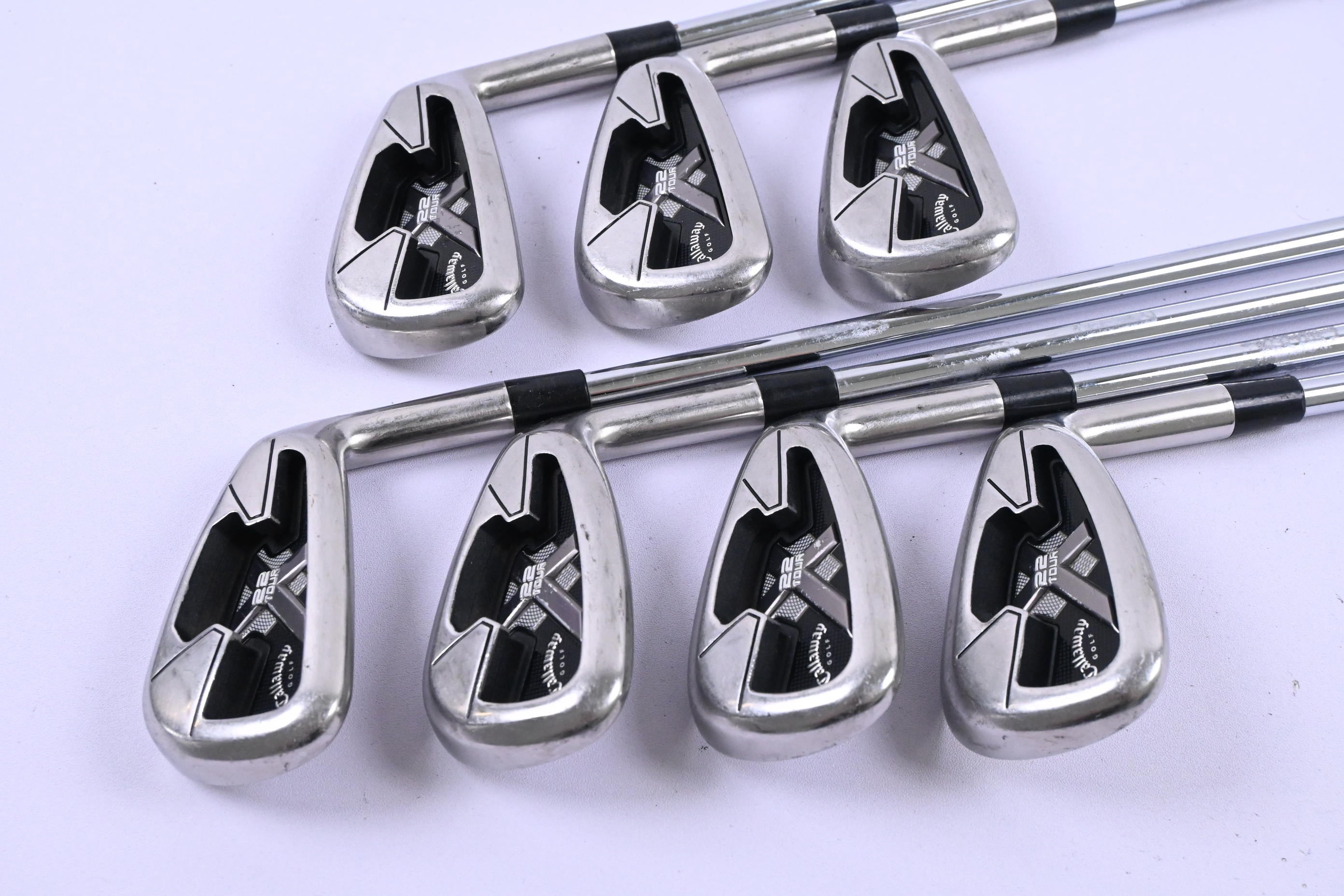 Callaway X-22 Tour Irons / 4-PW / Stiff Flex Project X Rifle Shafts