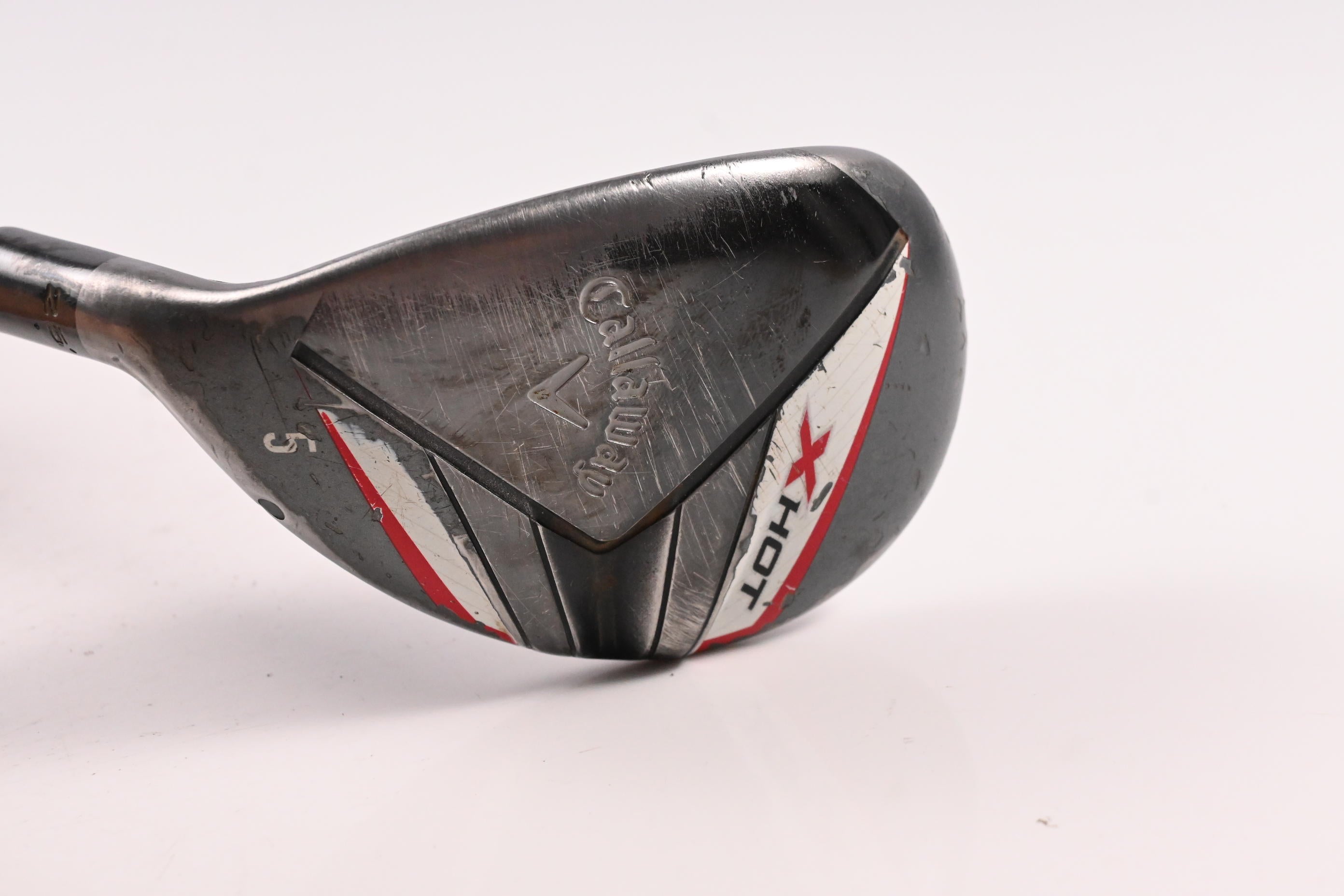 Left Hand Callaway X Hot #5 Hybrid / 25 Degree / Regular Flex X Hot 65 Shaft
