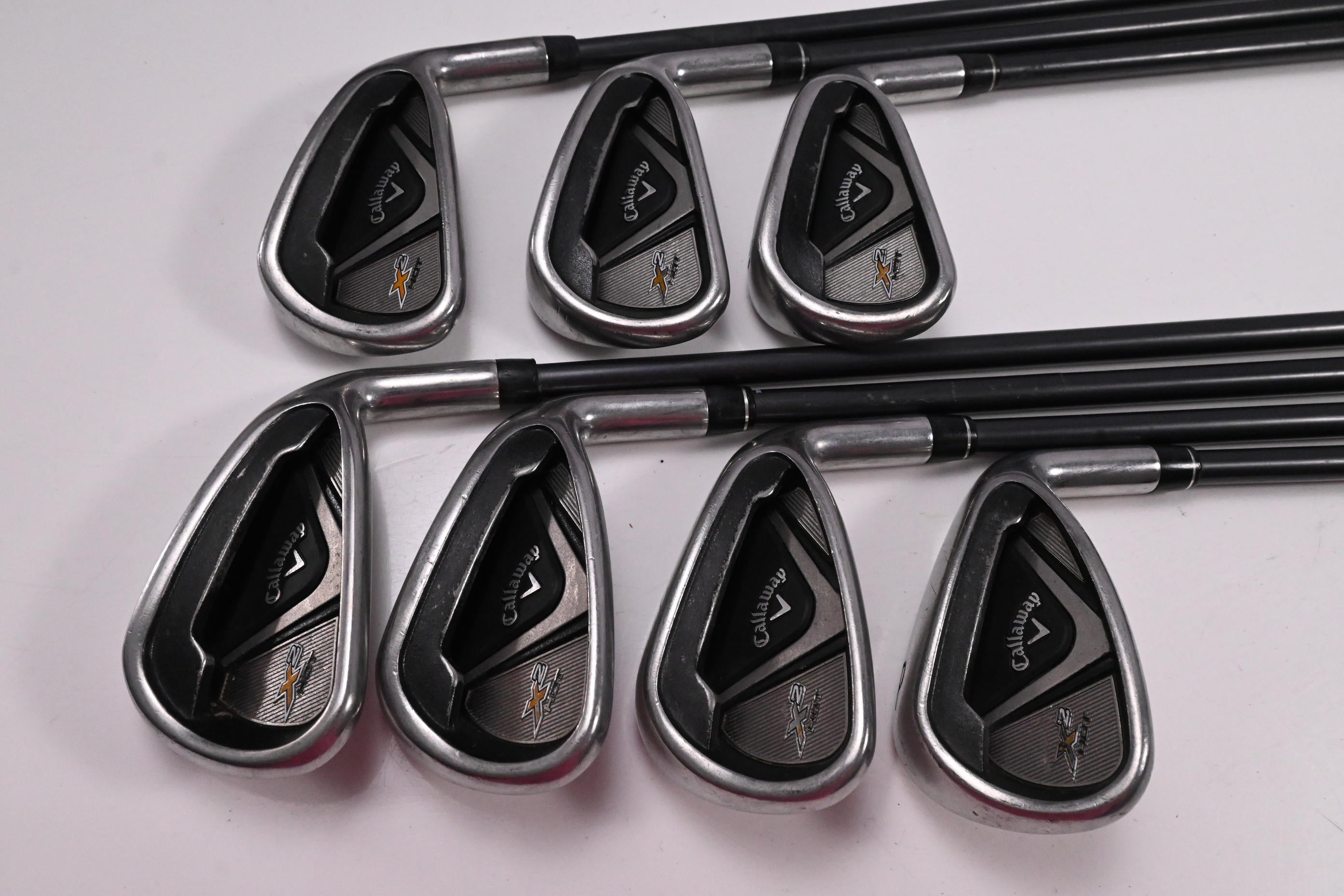 Callaway X2 Hot Irons / 4-PW / Stiff Flex Callaway X2 Hot 65 Shafts