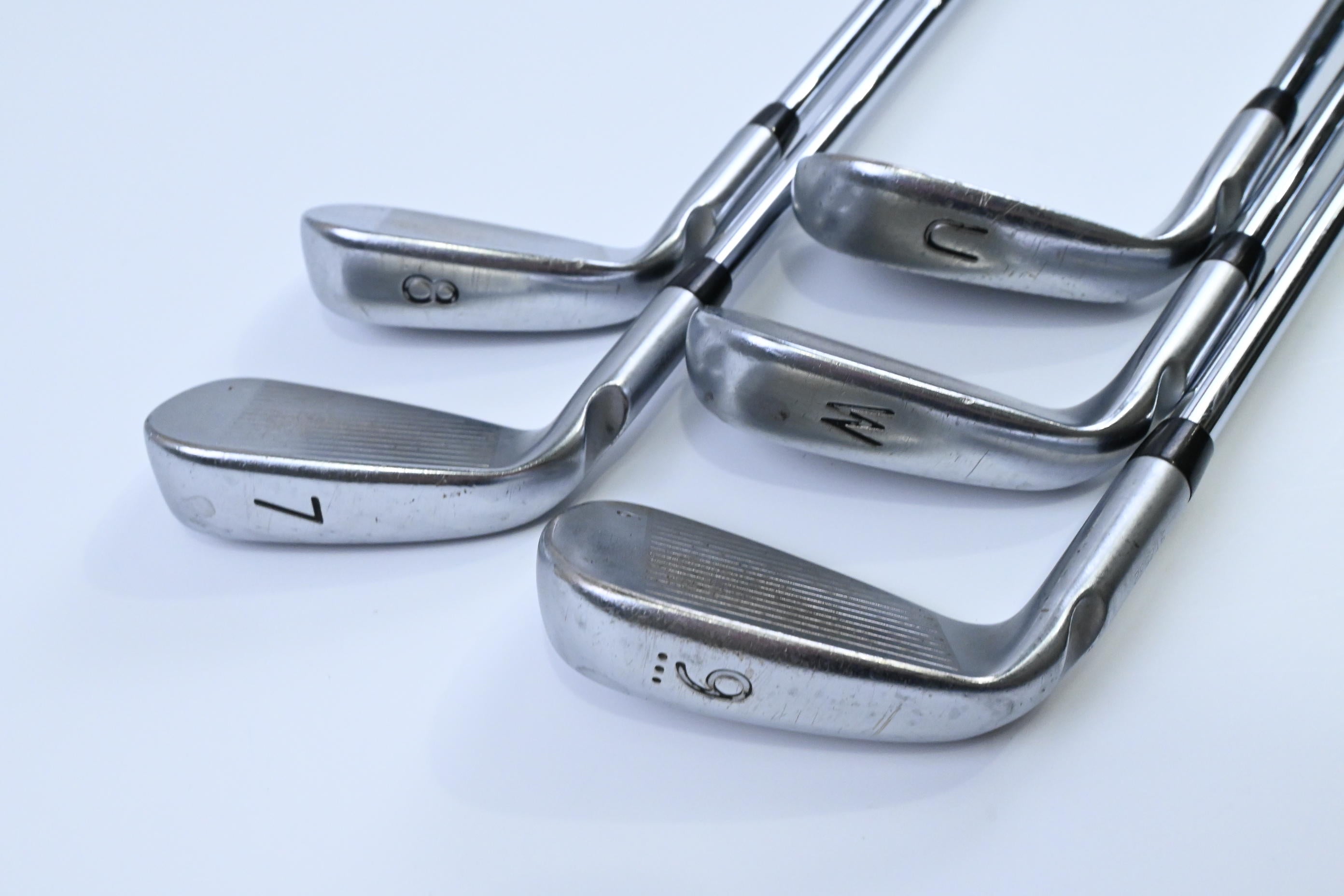 Ping i20 Irons / 7-PW+UW / Black Dot / Stiff Flex Ping CFS Shafts