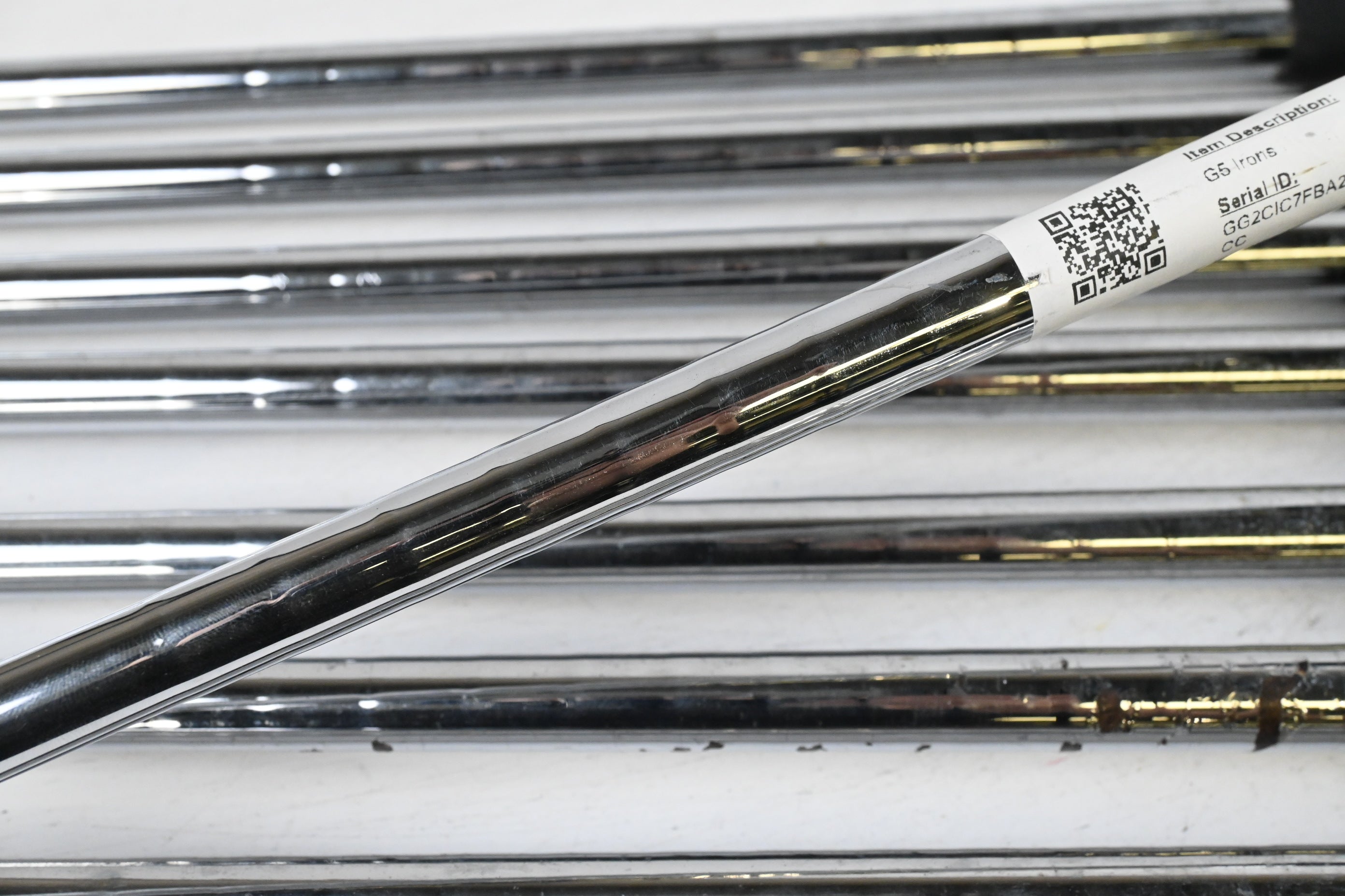 Ping G5 Irons / 3-PW+GW / Black Dot / Regular Flex Ping Shafts