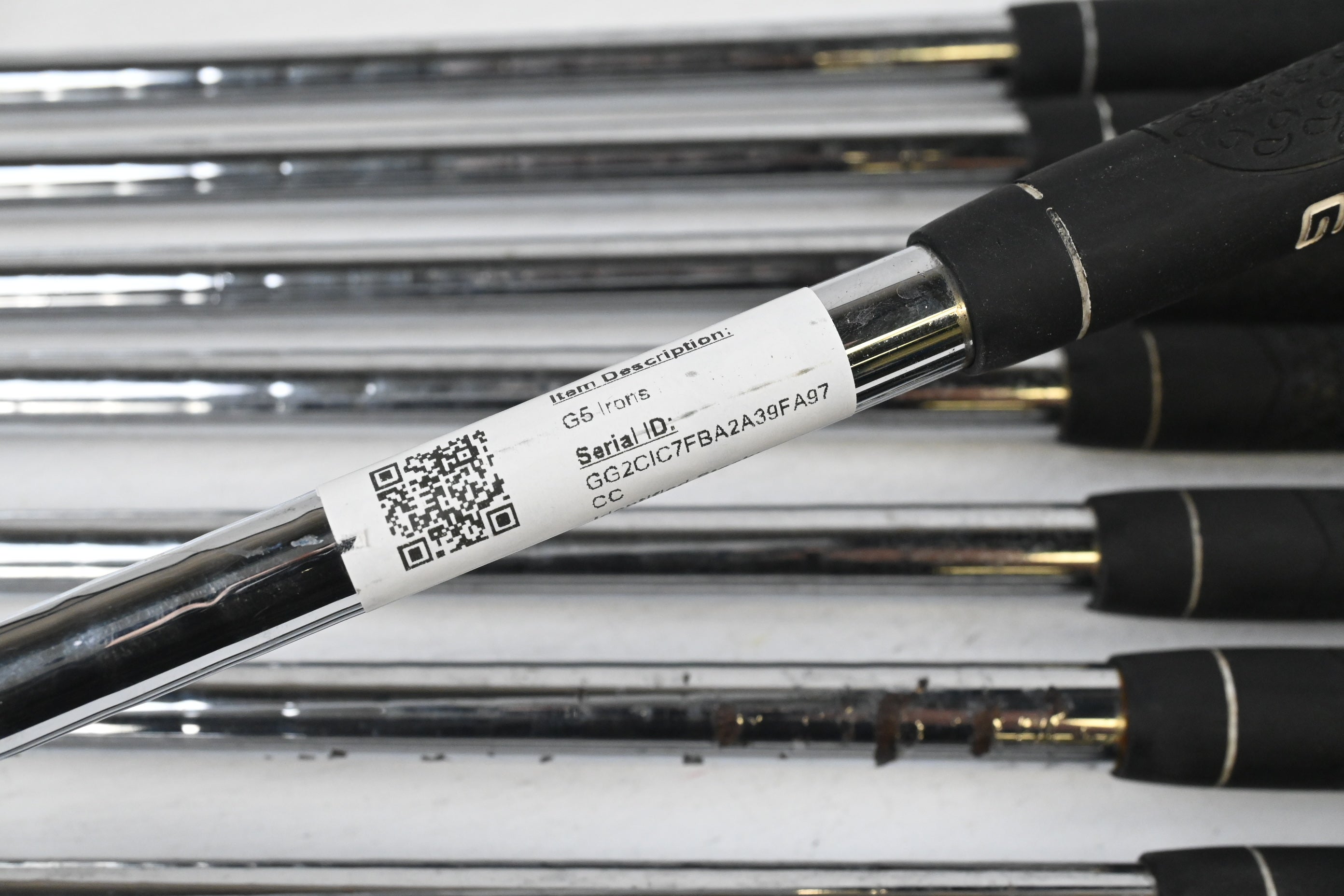 Ping G5 Irons / 3-PW+GW / Black Dot / Regular Flex Ping Shafts