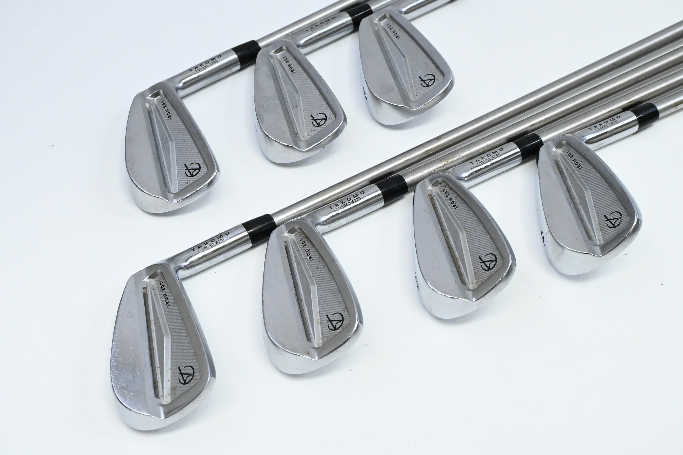 Takomo 201 Irons / 4-PW / Regular Flex KBS C-Taper Lite 105 Shafts