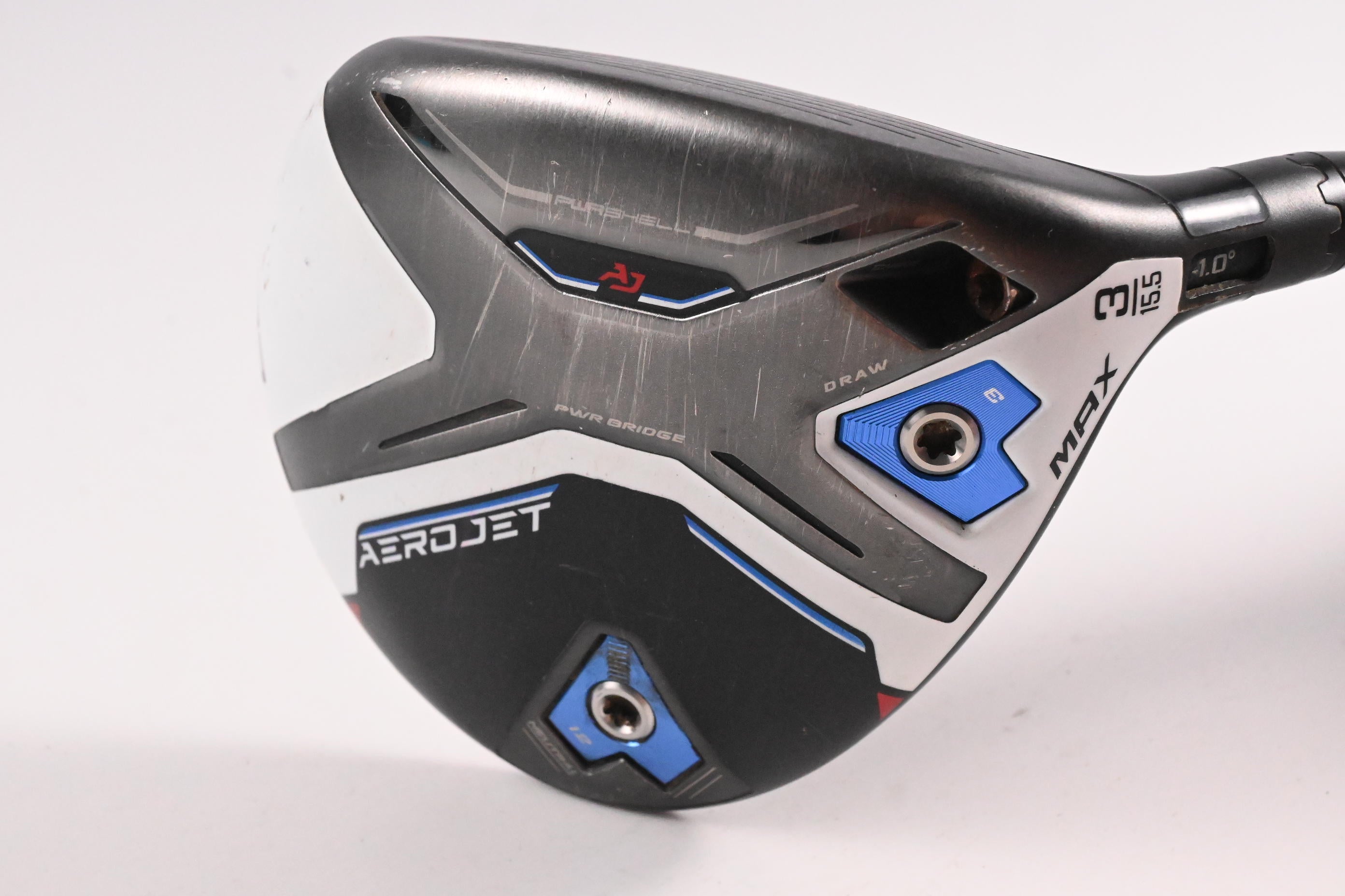 Cobra Aerojet Max #3 Wood / 15.5 Degree / Stiff Flex Kai'li White 70 Shaft