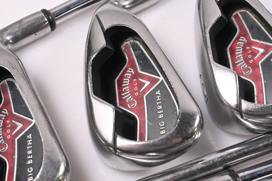 Callaway Big Bertha 2006 Irons / 4-PW+SW / Stiff Flex Callaway Steel Shafts