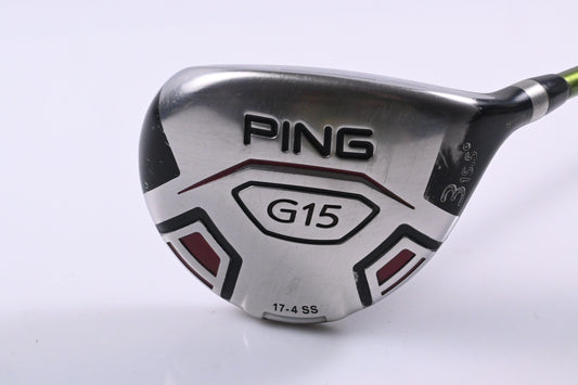 Ping G15 #3 Wood / 15.5 Degree / Regular Flex Aldila NV Green 75 Shaft