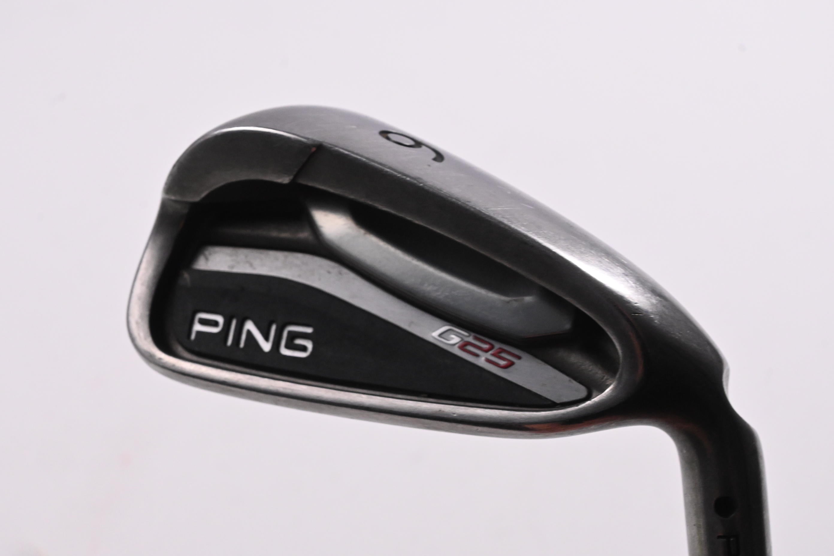 Ping G25 #6 Iron / 29 Degree / Black Dot / Regular Flex Ping CFS Distance Shaft