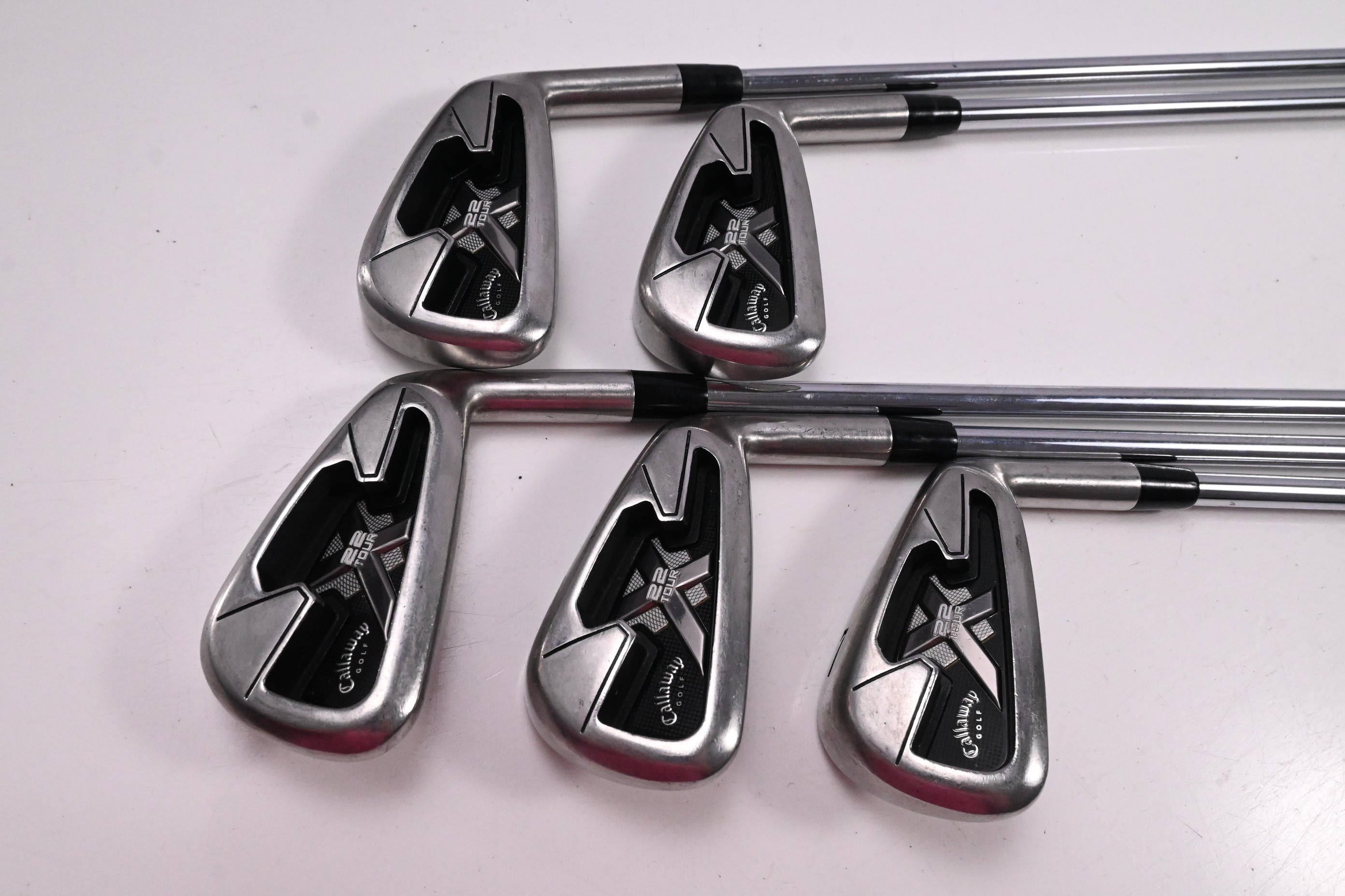 Callaway X-22 Tour Irons / 3-7i / Regular Flex Project X Flighted Shafts