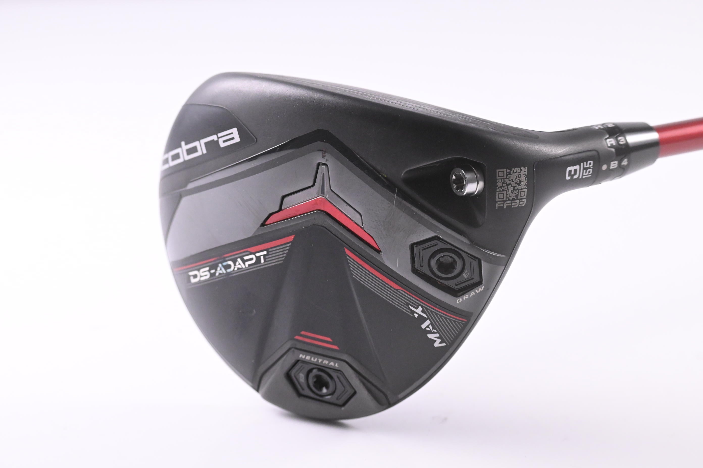 Cobra DS-Adapt Max #3 Wood / 15.5 Degree / Senior Flex Denali Red 50 Shaft