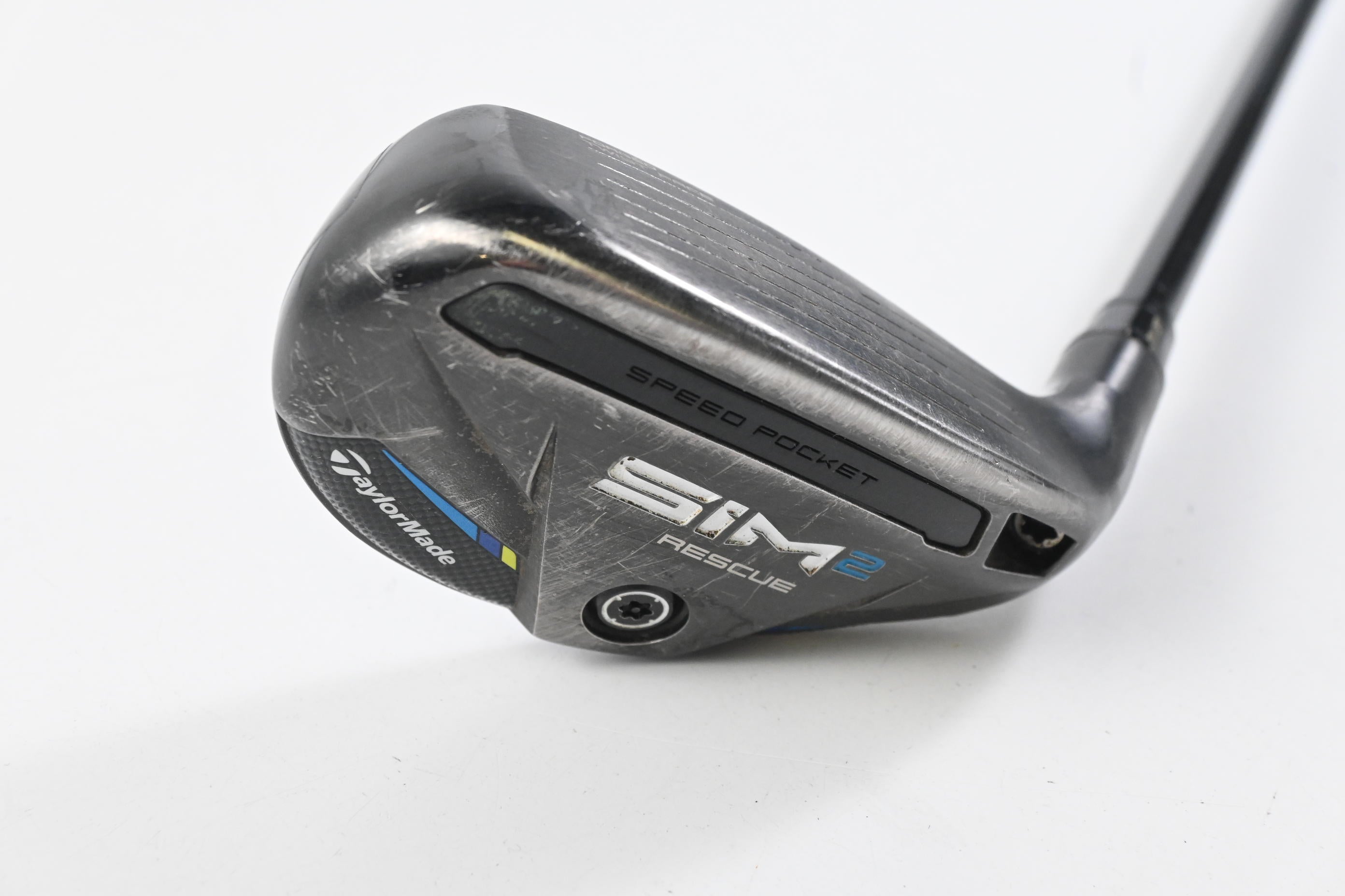 Taylormade SIM2 #2 Hybrid / 17 Degree / Stiff Flex Tensei AV Raw Blue 80 Shaft