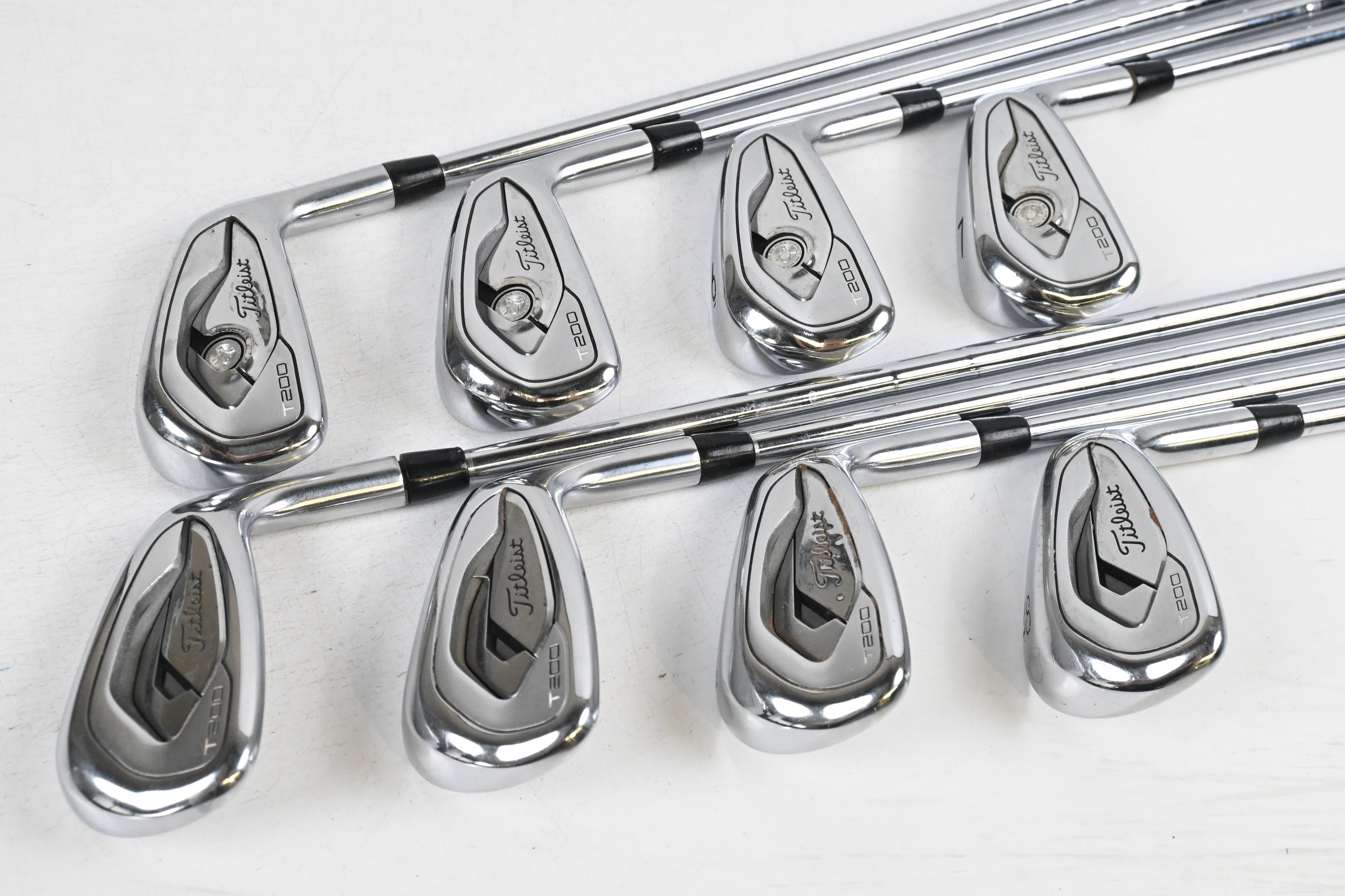 Titleist T200 2019 Irons / 4-PW+GW / Stiff Flex KBS Tour Shafts