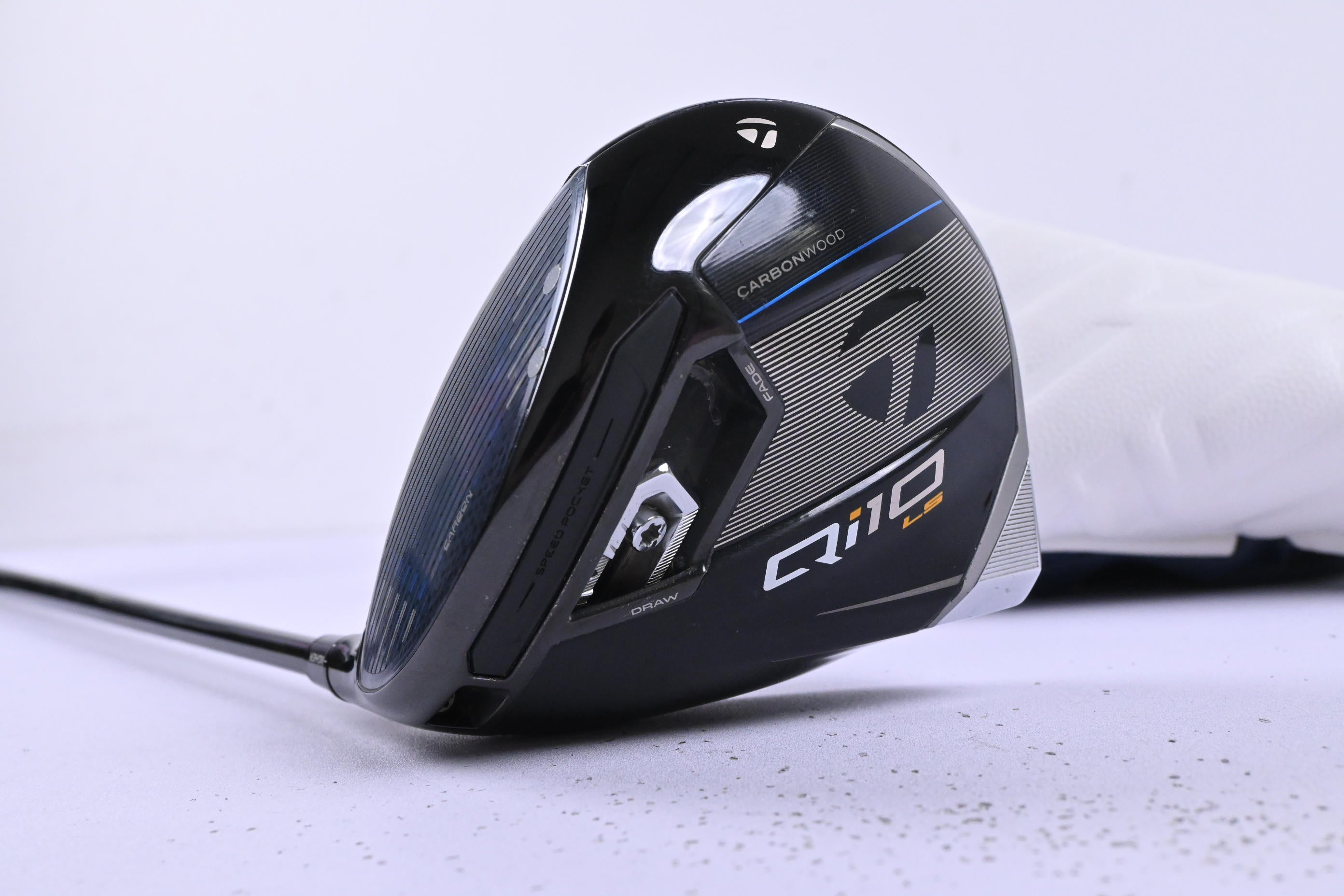 Left Hand Taylormade Qi10 LS Driver / 9 Degree / Stiff Flex HZRDUS Gen4 Black