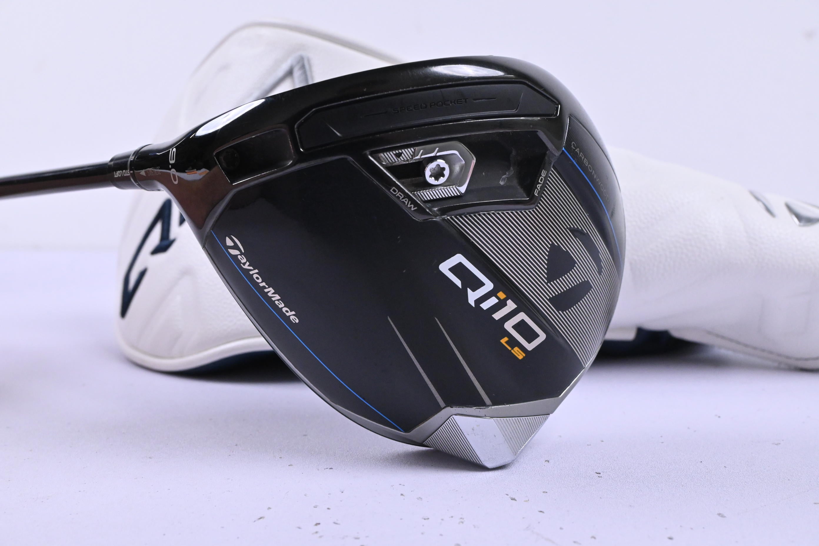 Left Hand Taylormade Qi10 LS Driver / 9 Degree / Stiff Flex HZRDUS Gen4 Black