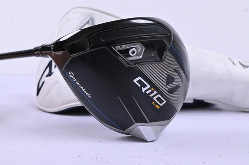 Left Hand Taylormade Qi10 LS Driver / 9 Degree / Stiff Flex HZRDUS Gen4 Black 70