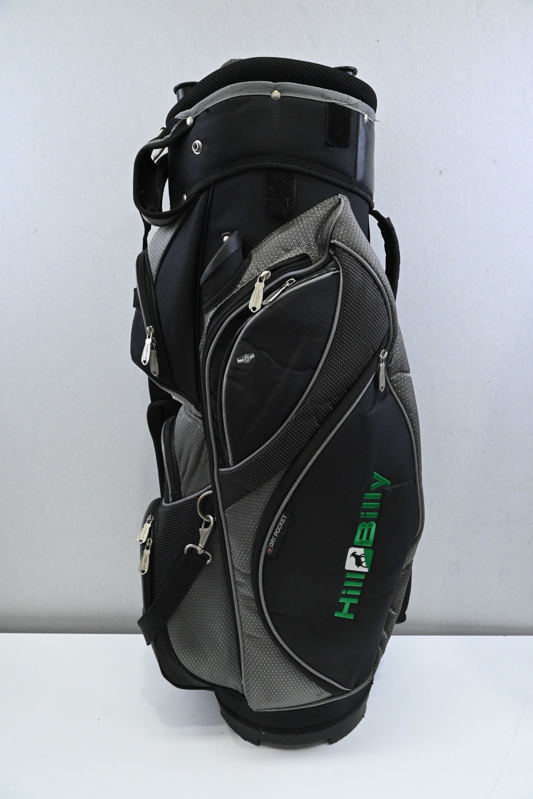 Hill Billy Cart Bag / 14-Way / Black, Grey