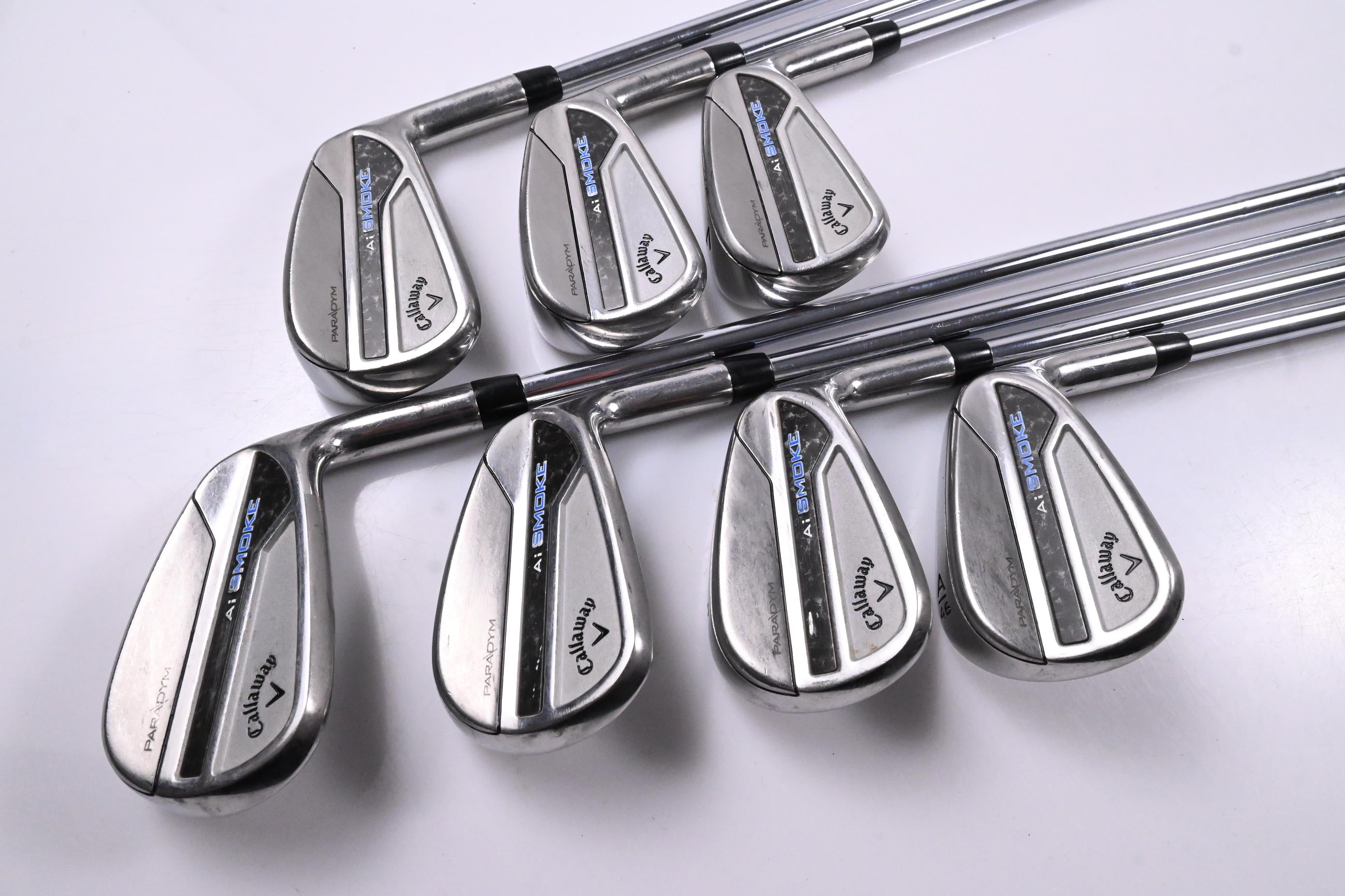Callaway Paradym Ai Smoke Irons / 5-PW+GW / Regular Flex Elevate MPH 95 Shafts