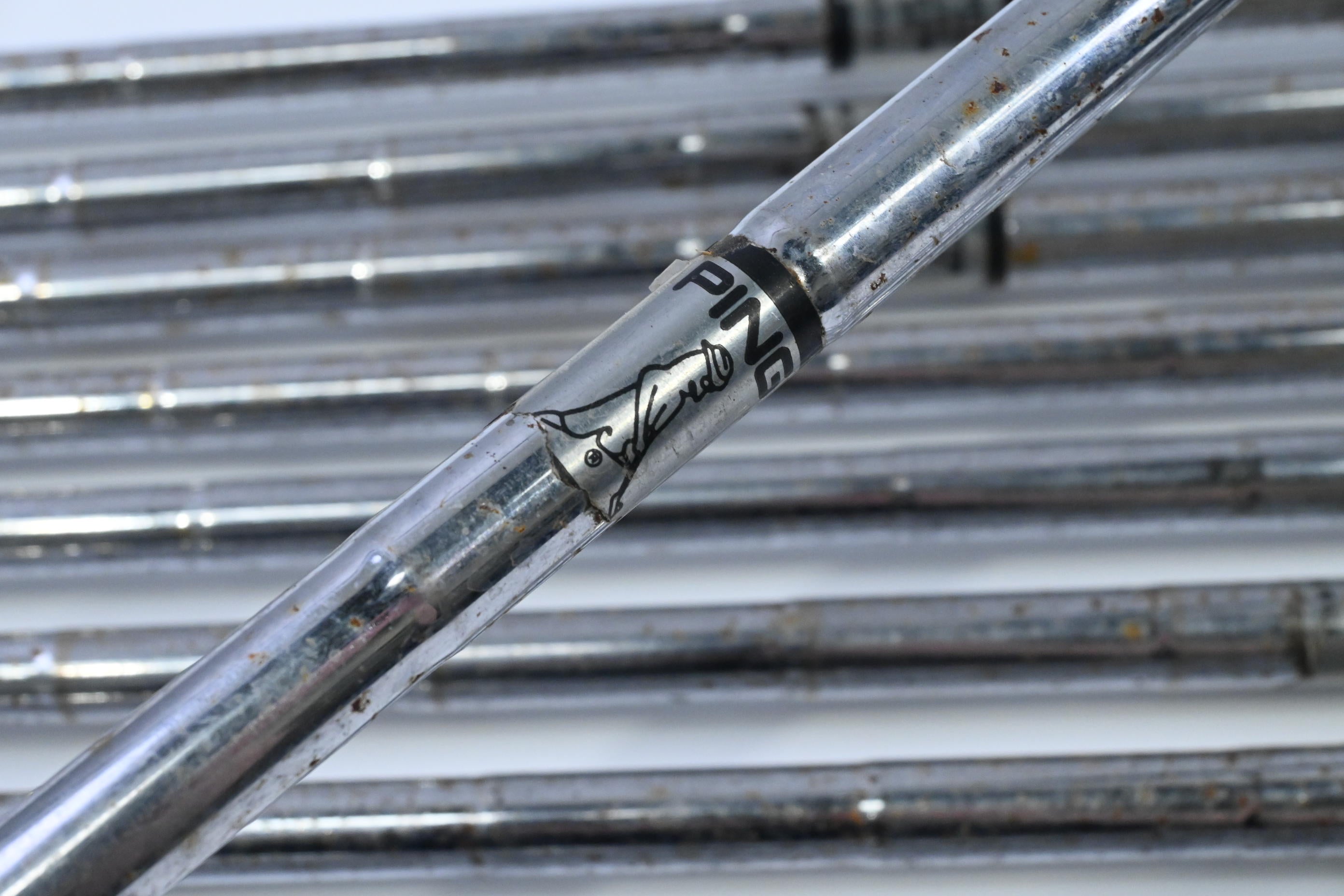 Ping Karsten I Irons / 3-PW+SW / Black Dot / Stiff Flex Ping Kersten Shafts