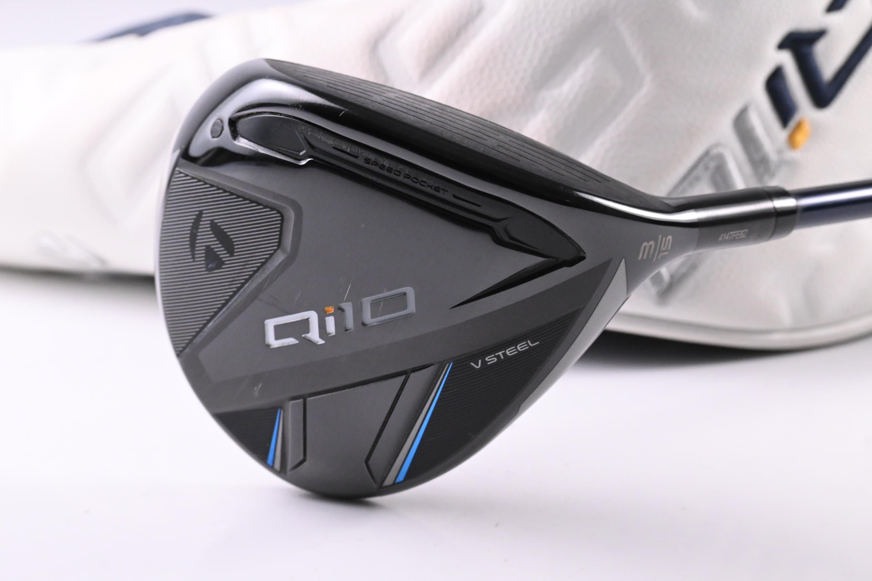 Taylormade Qi10 #3 Wood / 15 Degree / Stiff Flex Ventus Velocore Blue 7 Shaft