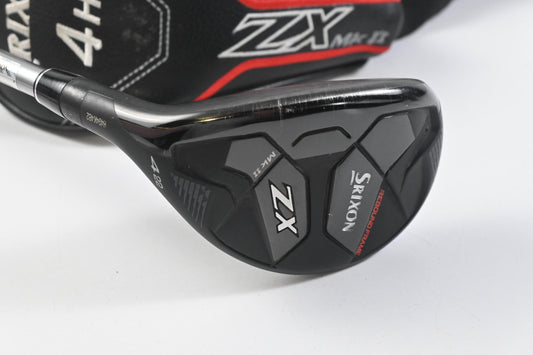 Left Hand Srixon ZX Mk II 2023 #4 Hybrid / 22 Degree / Regular Flex Diamana 60