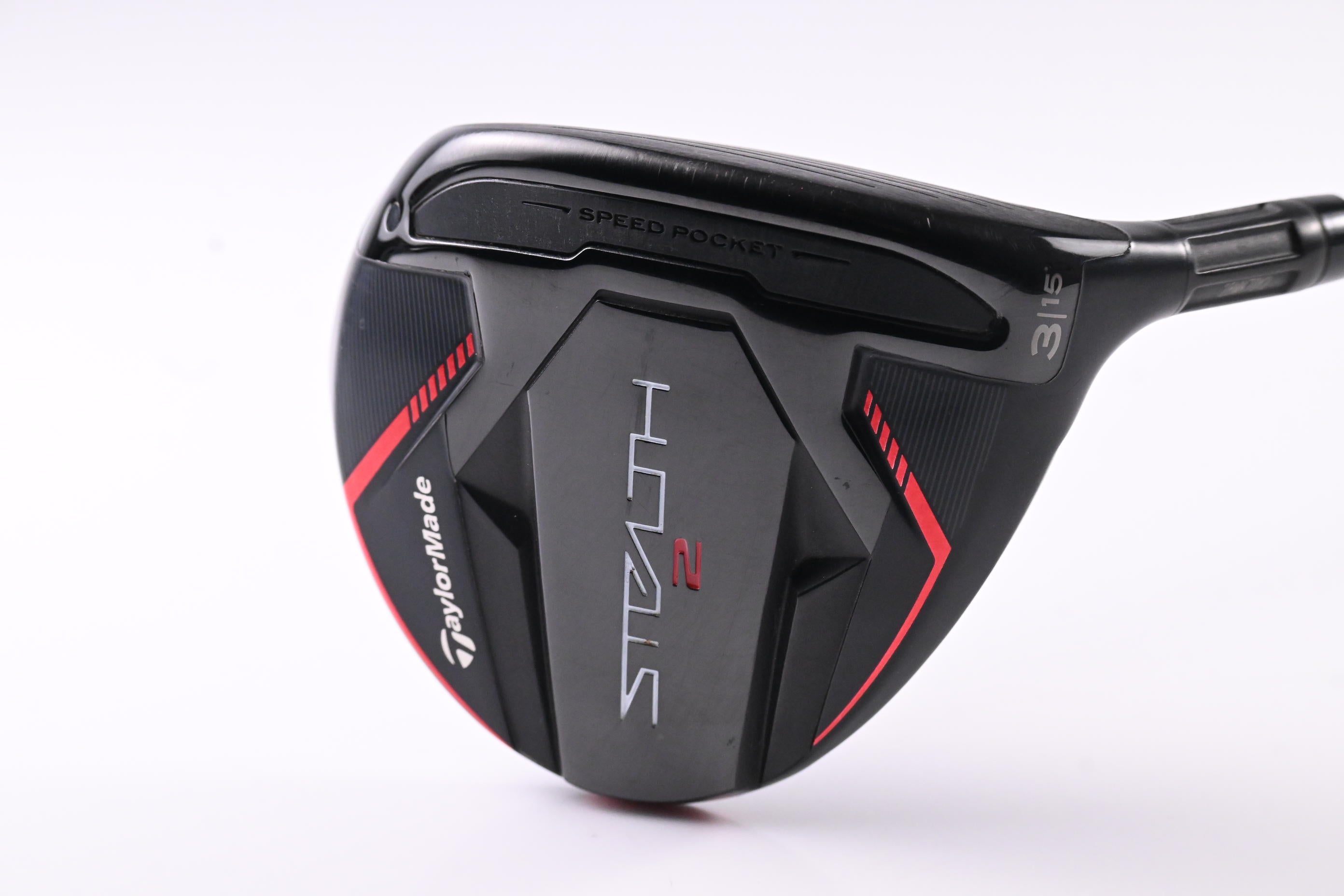 Taylormade Stealth 2 #3 Wood / 15 Degree / Stiff Flex Ventus TR Red 6 Shaft