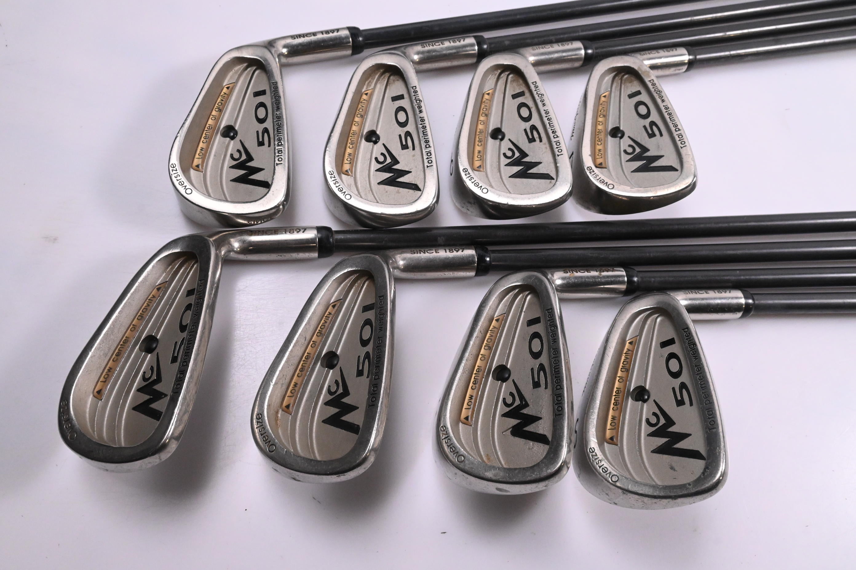 MacGregor MC-501 Irons / 3-PW+SW / Senior Flex MacGregor Shafts / No #5 Iron