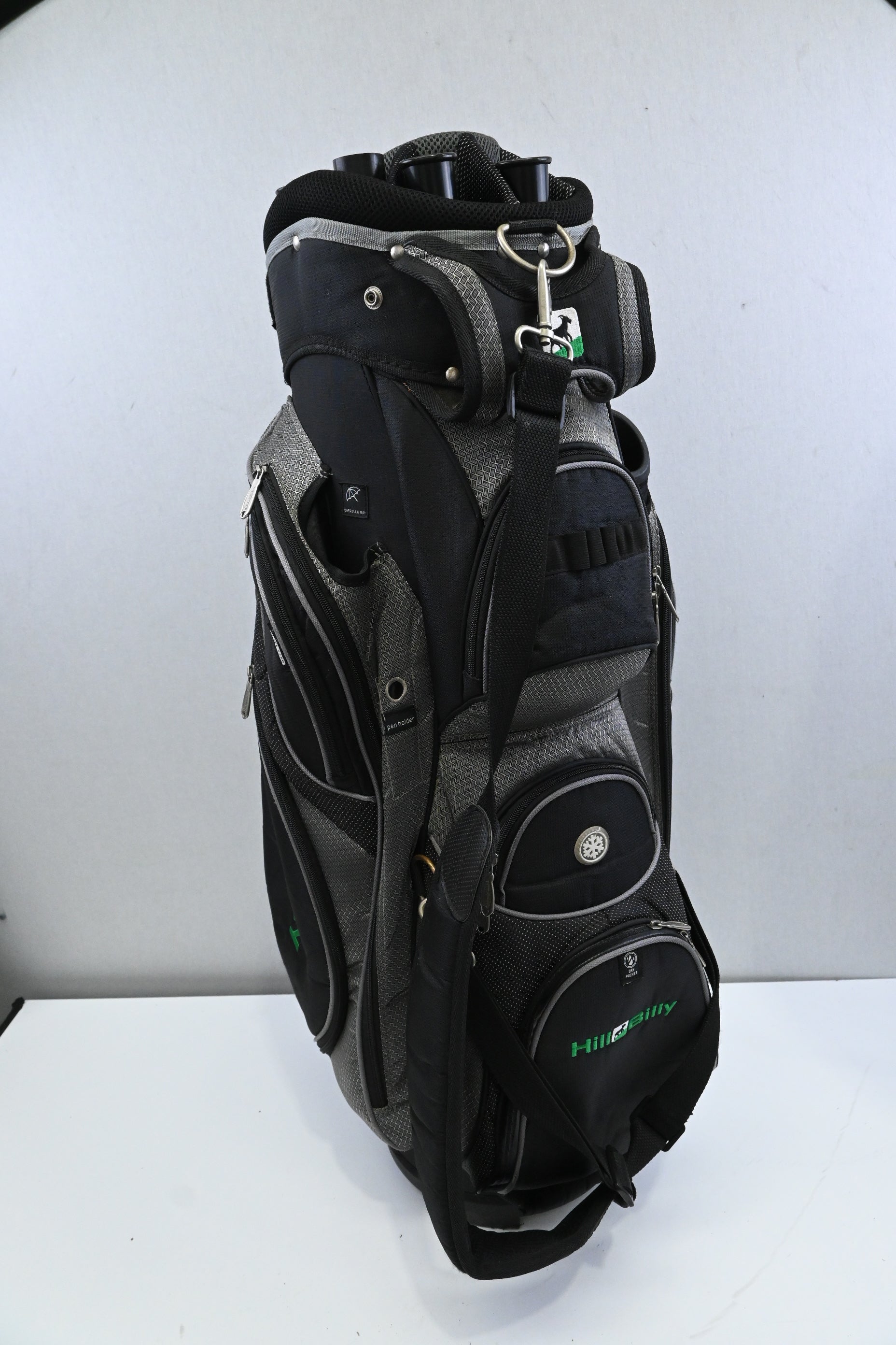 Hill Billy Cart Bag / 14-Way / Black, Grey