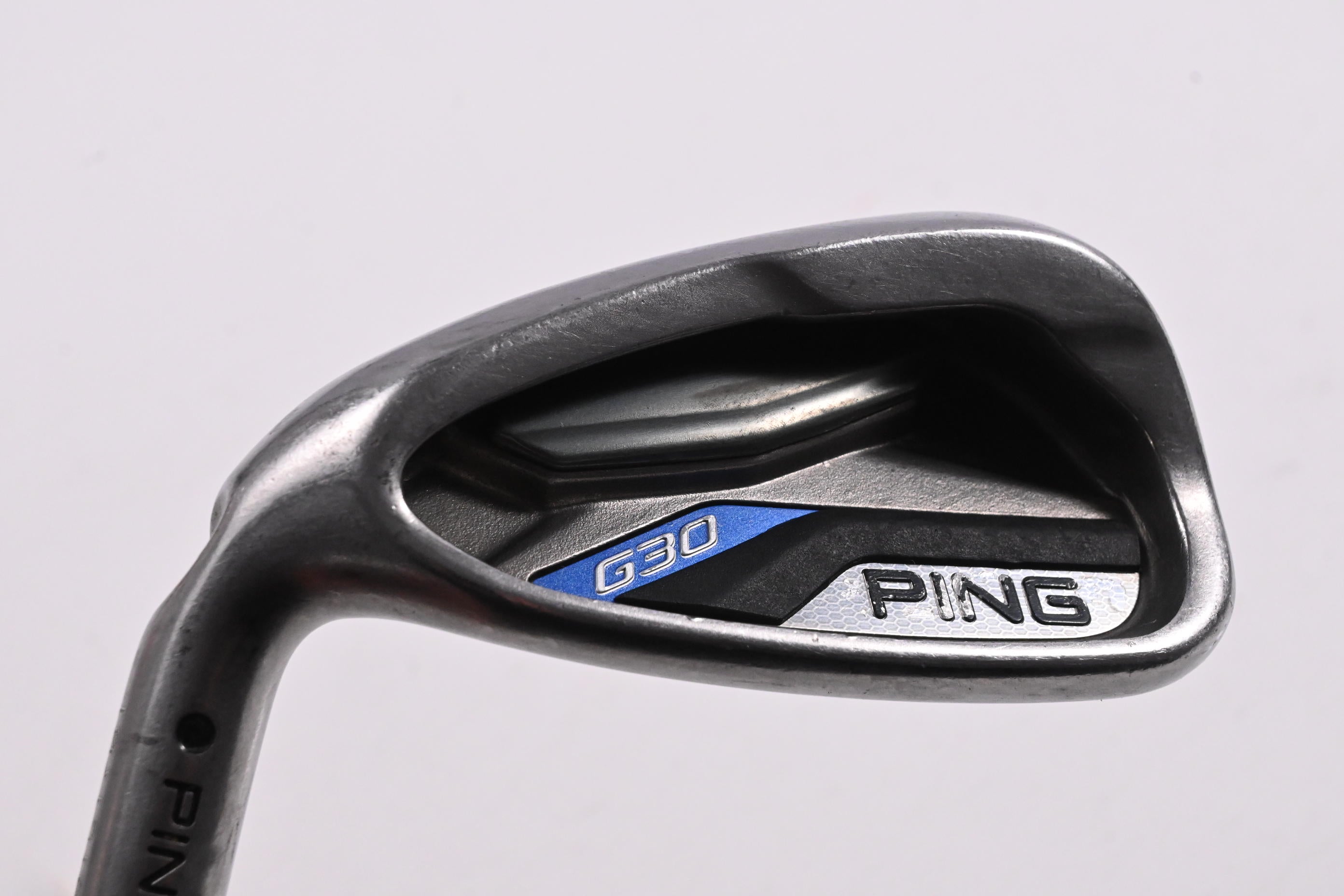 Left Hand Ping G30 #9 Iron / 40 Degree / Black Dot / Regular Flex Ping CFS Shaft