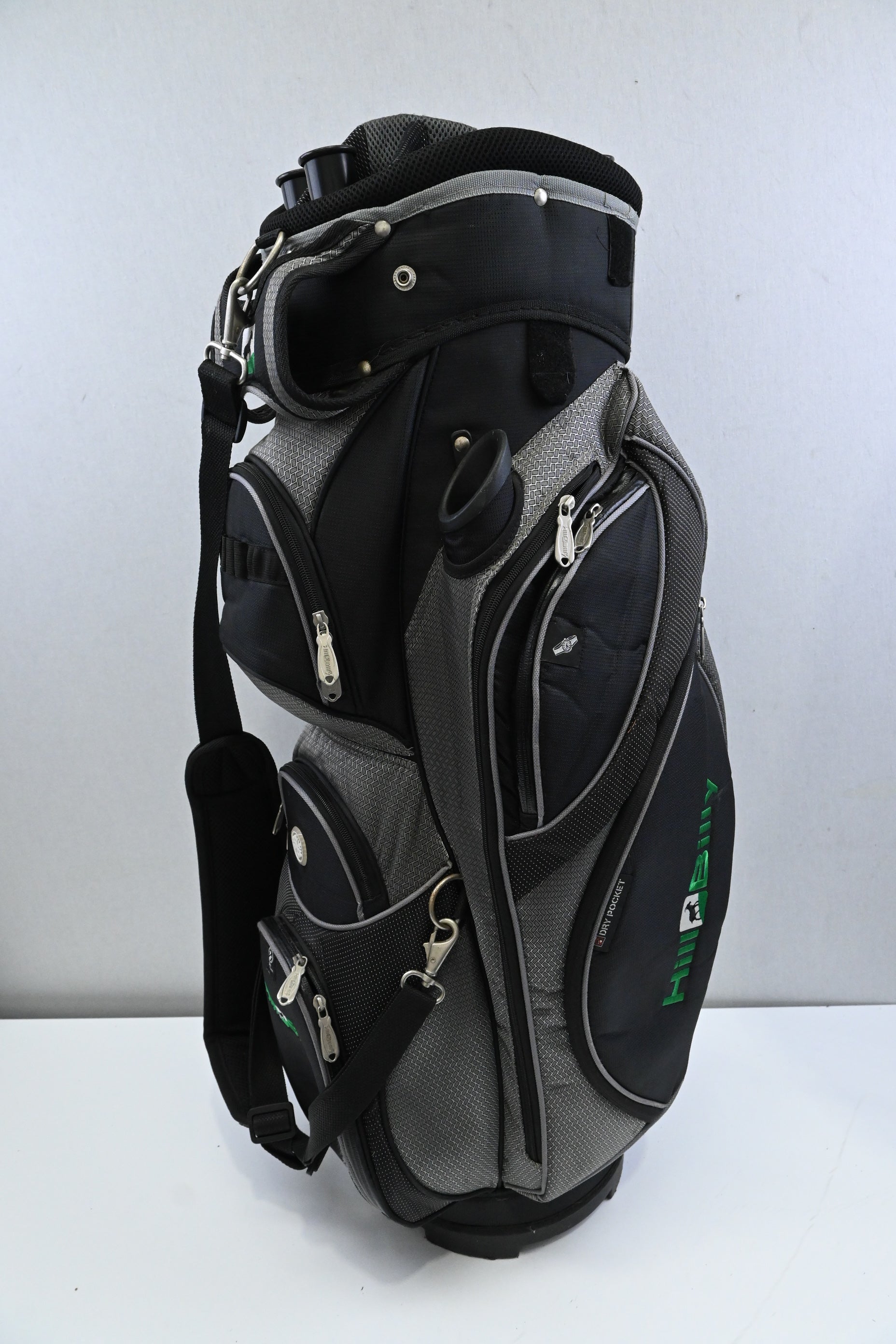 Hill Billy Cart Bag / 14-Way / Black, Grey