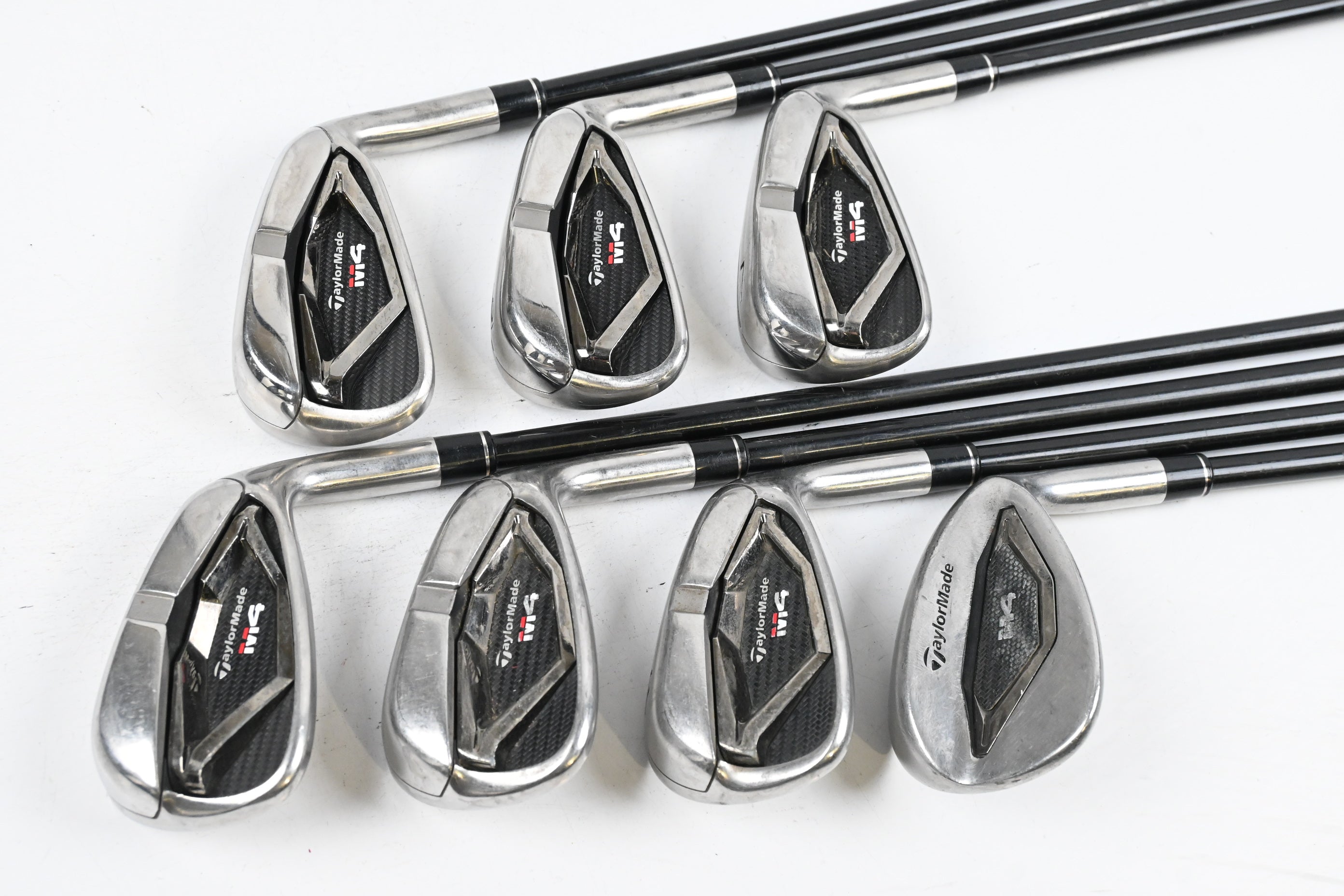 Taylormade M4 Irons / 5-PW+SW / Regular Flex Fujikura Atmos Red 6 Shafts