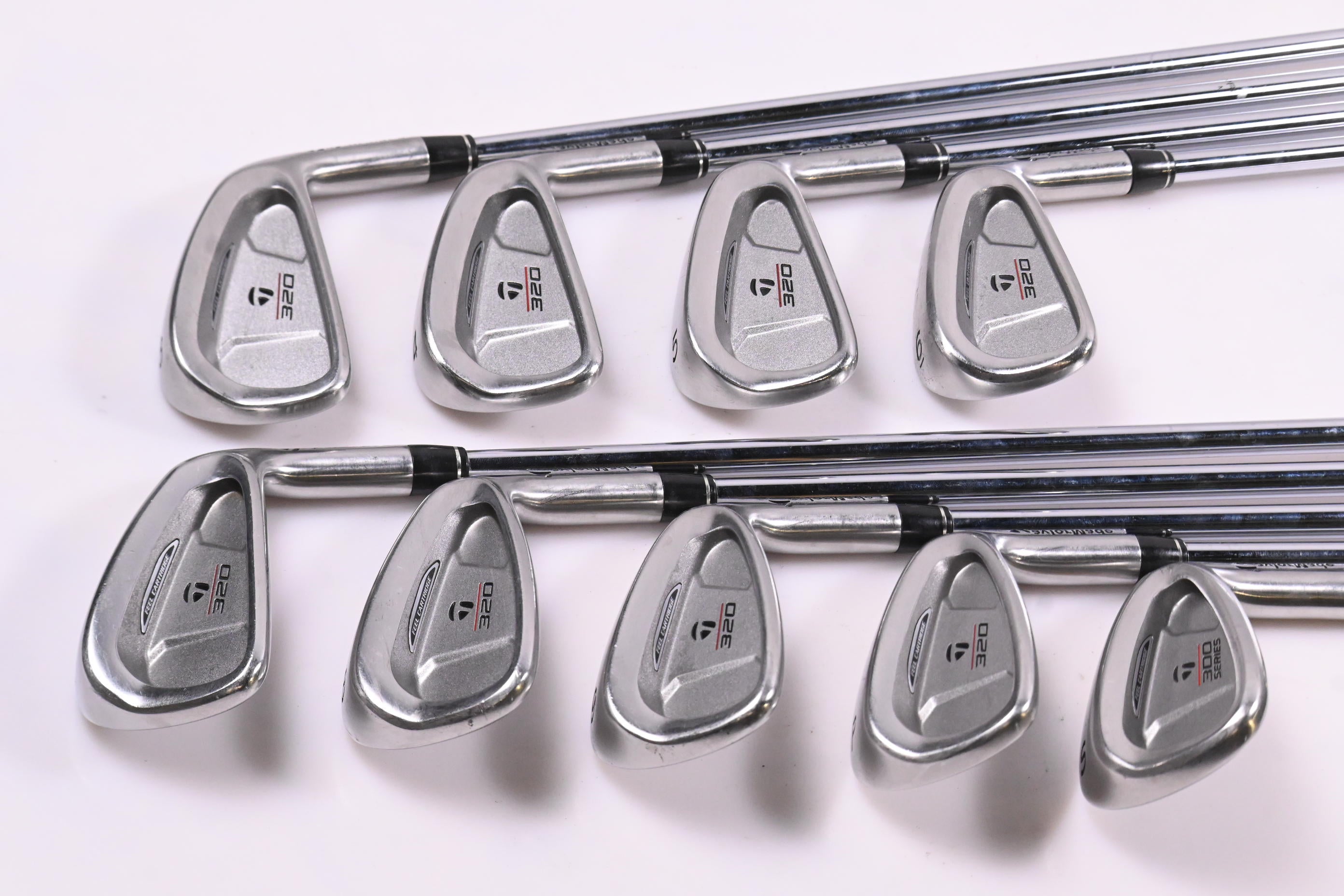 Taylormade 320 Steel Irons / 3-PW+SW / Stiff Flex Taylormade 90 Shafts