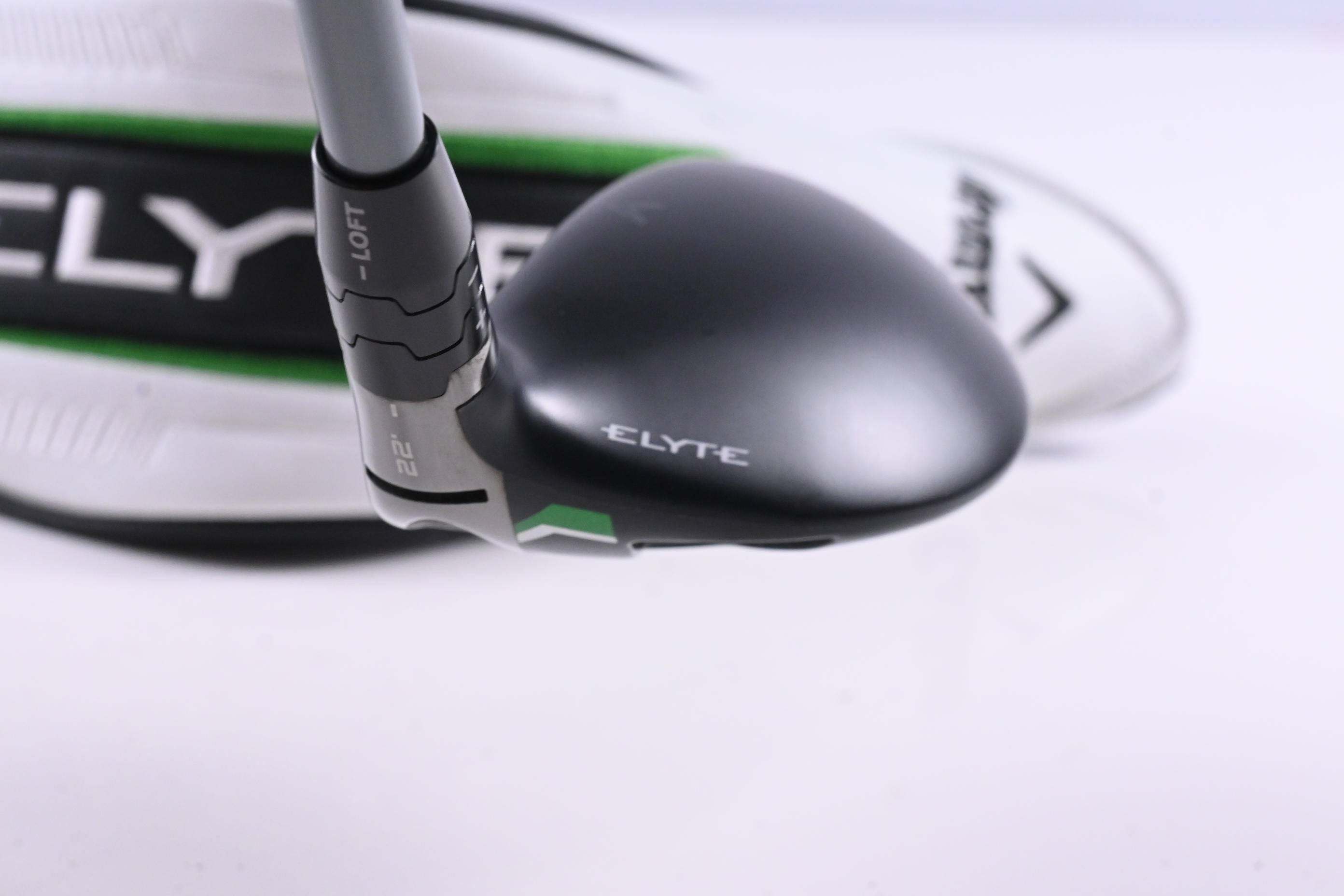 Callaway Elyte #4 Hybrid / 22 Degree / Stiff Flex Denali Charcoal 70 Shaft
