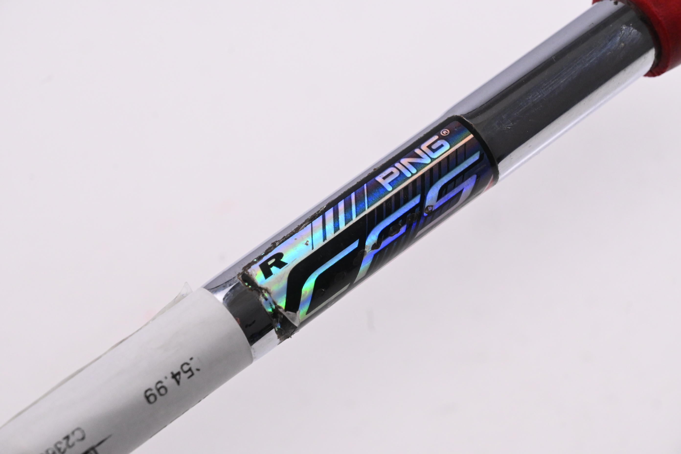 Left Hand Ping G30 #9 Iron / 40 Degree / Black Dot / Regular Flex Ping CFS Shaft