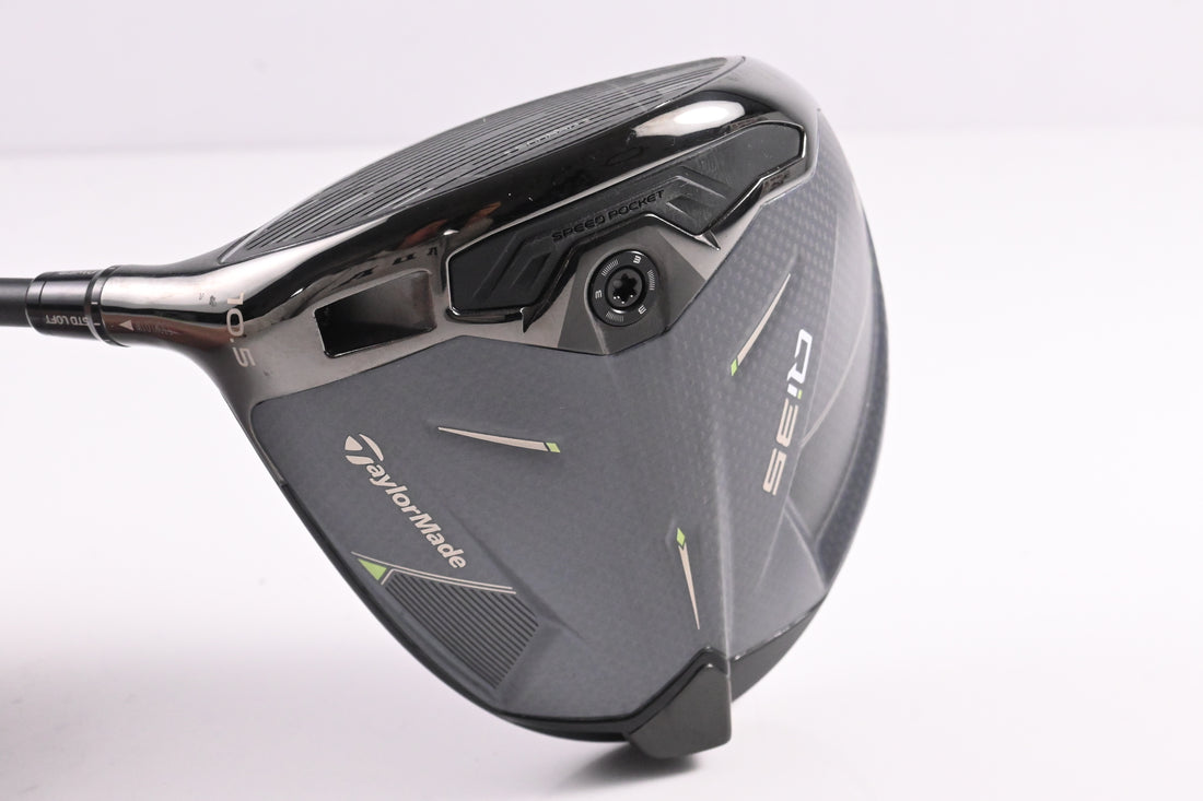 Left Hand Taylormade Qi35 Driver / 10.5 Degree / Regular Flex Ventus Blue 5