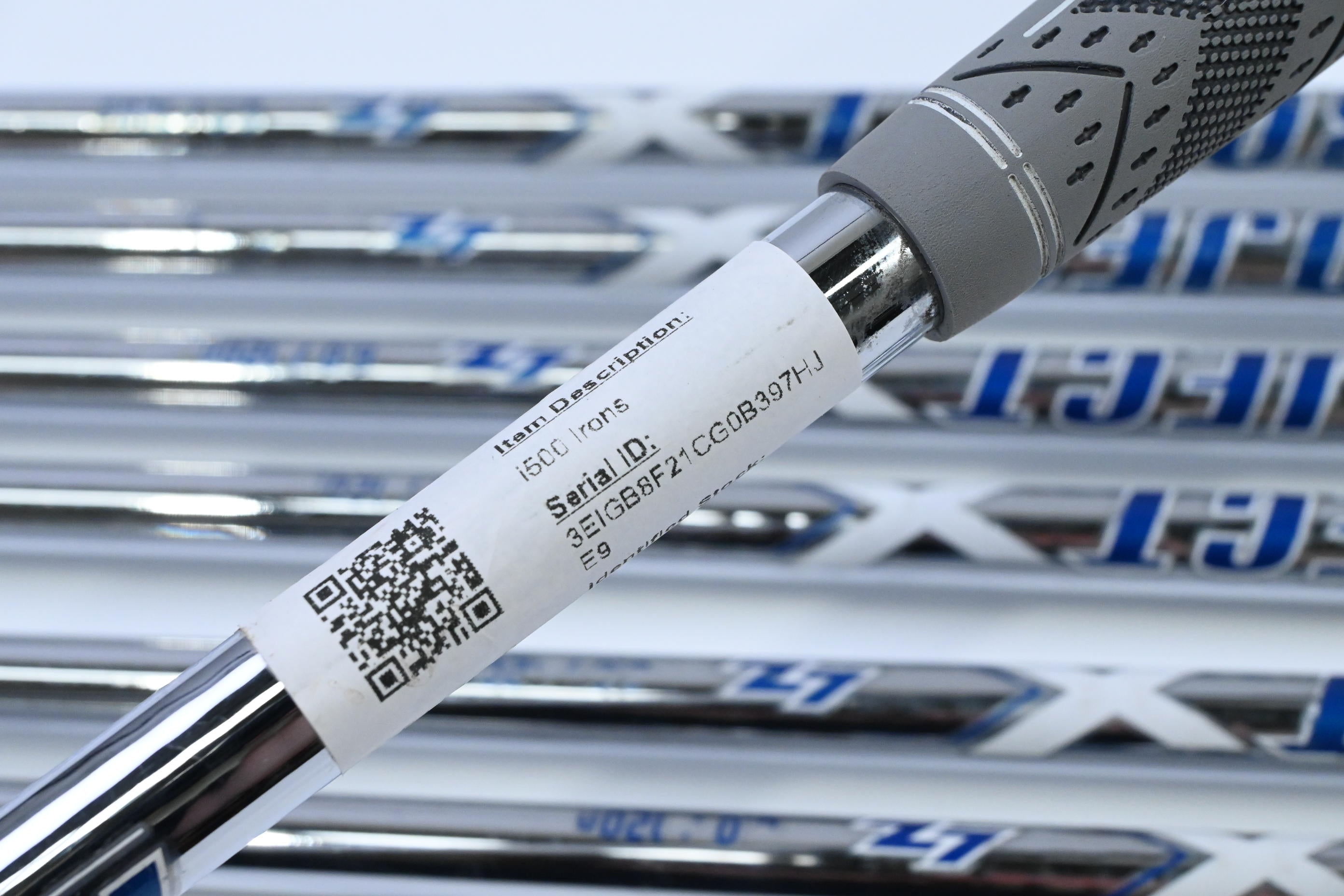 Ping i500 Irons / 4-PW / Blue Dot / Stiff Flex Project X LZ 120 Shafts