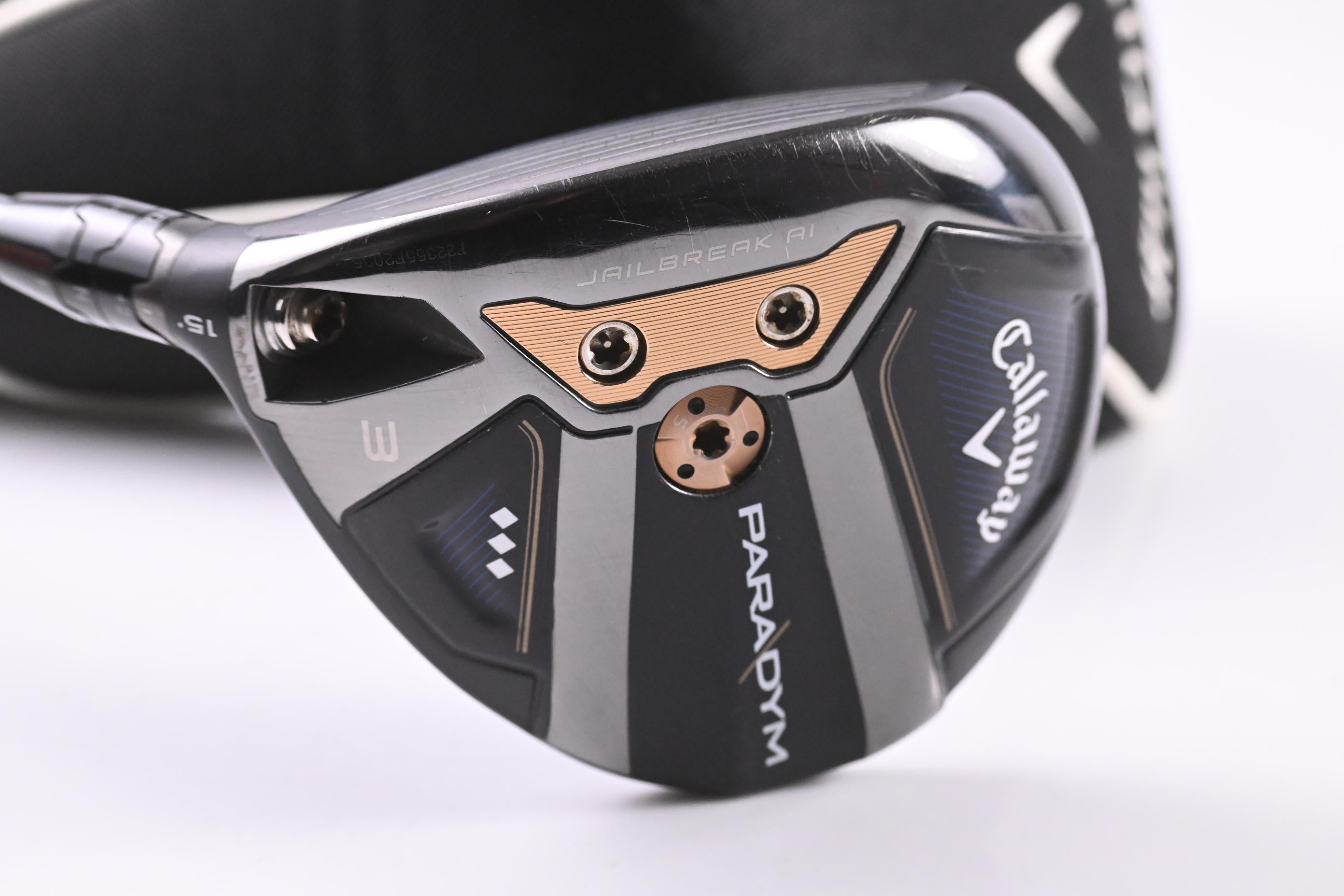 Left Hand Callaway Paradym Triple Diamond #3 Wood / 15 Degree / Stiff Flex