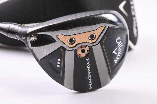 Left Hand Callaway Paradym Triple Diamond #3 Wood / 15 Degree / Stiff Flex