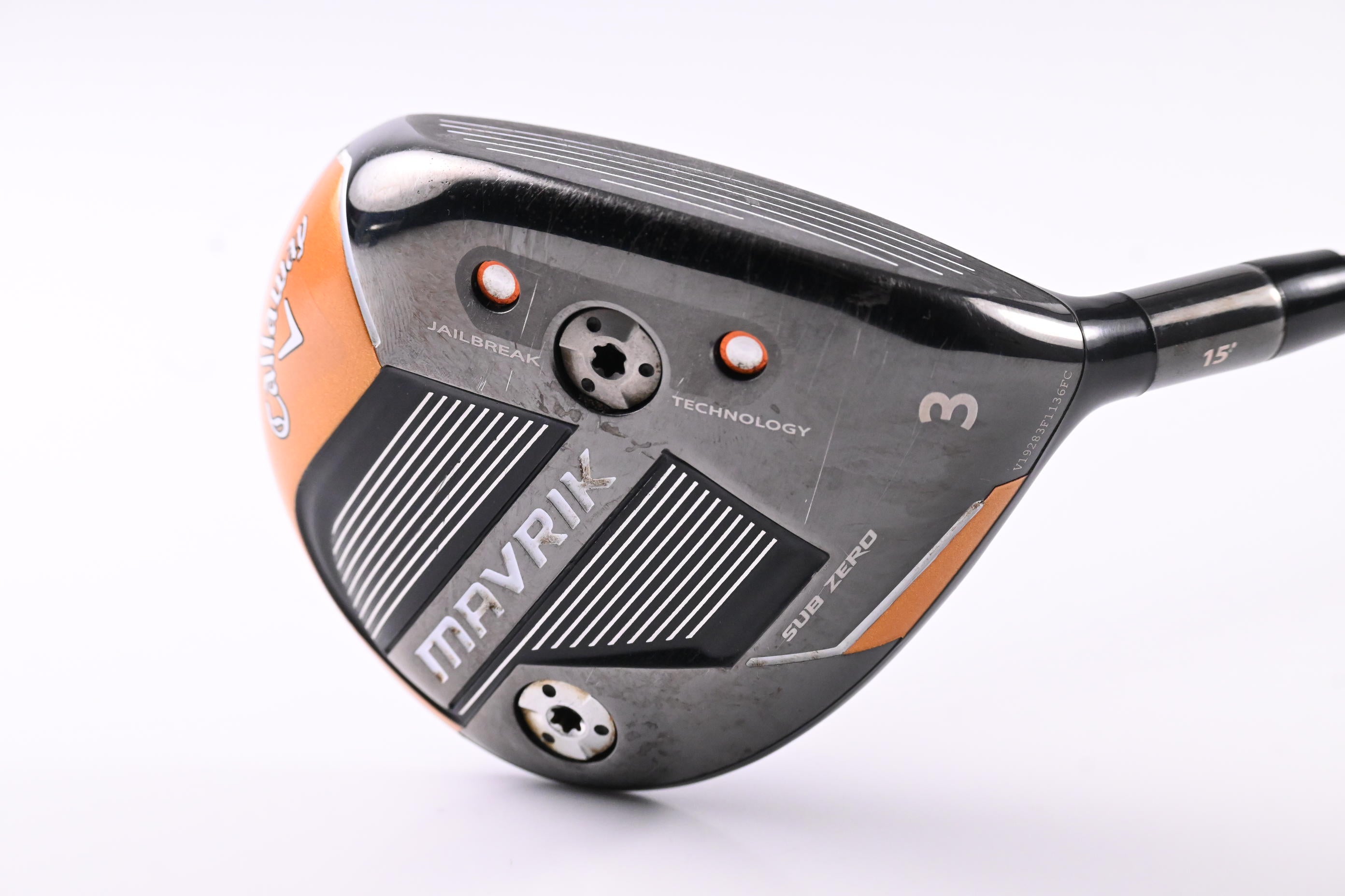 Callaway Mavrik Sub Zero #3 Wood / 15 Degree / Stiff Flex Aldila Rogue White 70