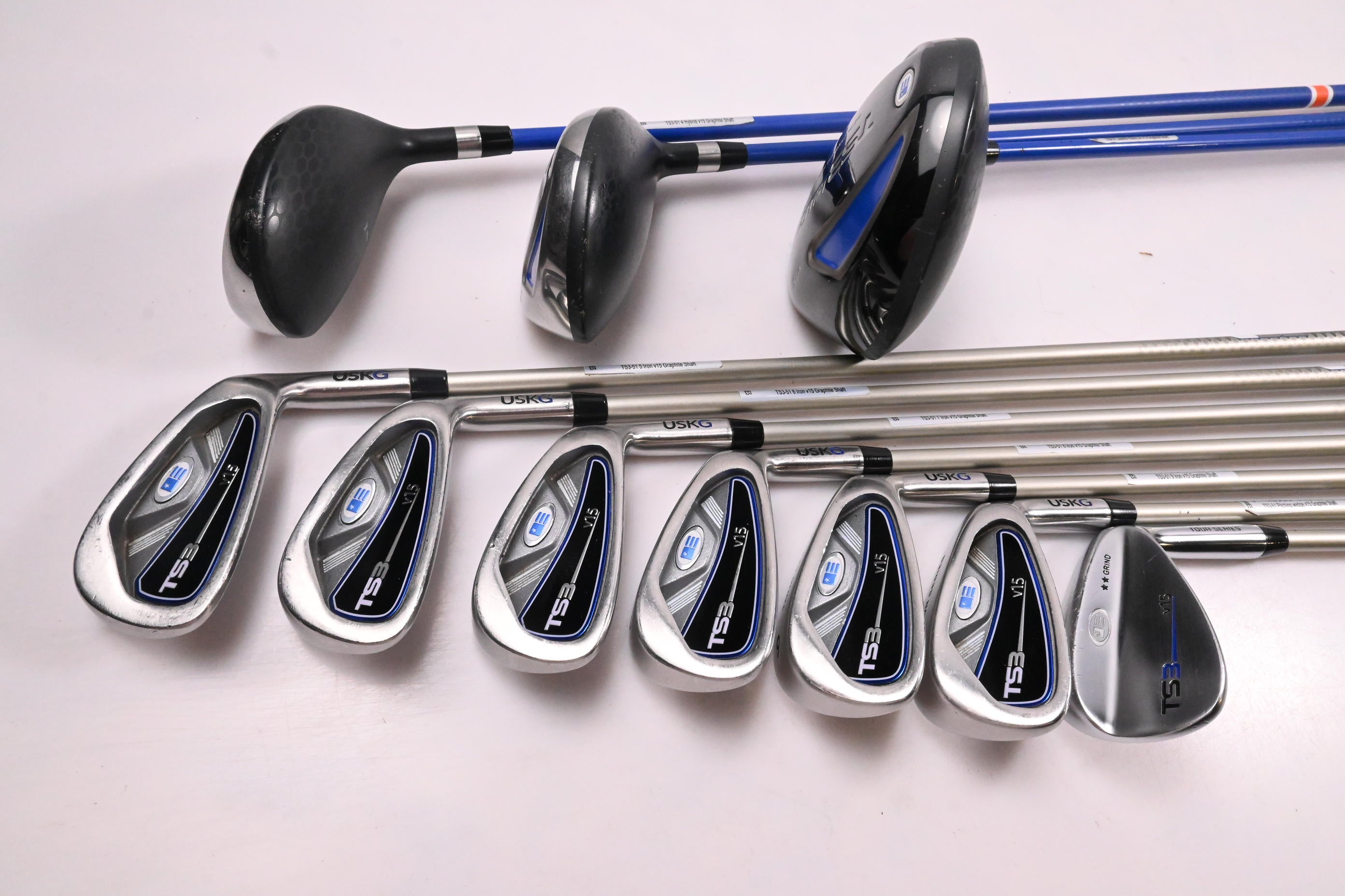 Junior US Kids TS3 v15 Package Set / Woods, Irons