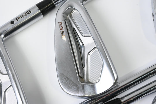 Ping S55 Irons / 4-PW / Black Dot / Stiff Flex Ping CFS Shafts