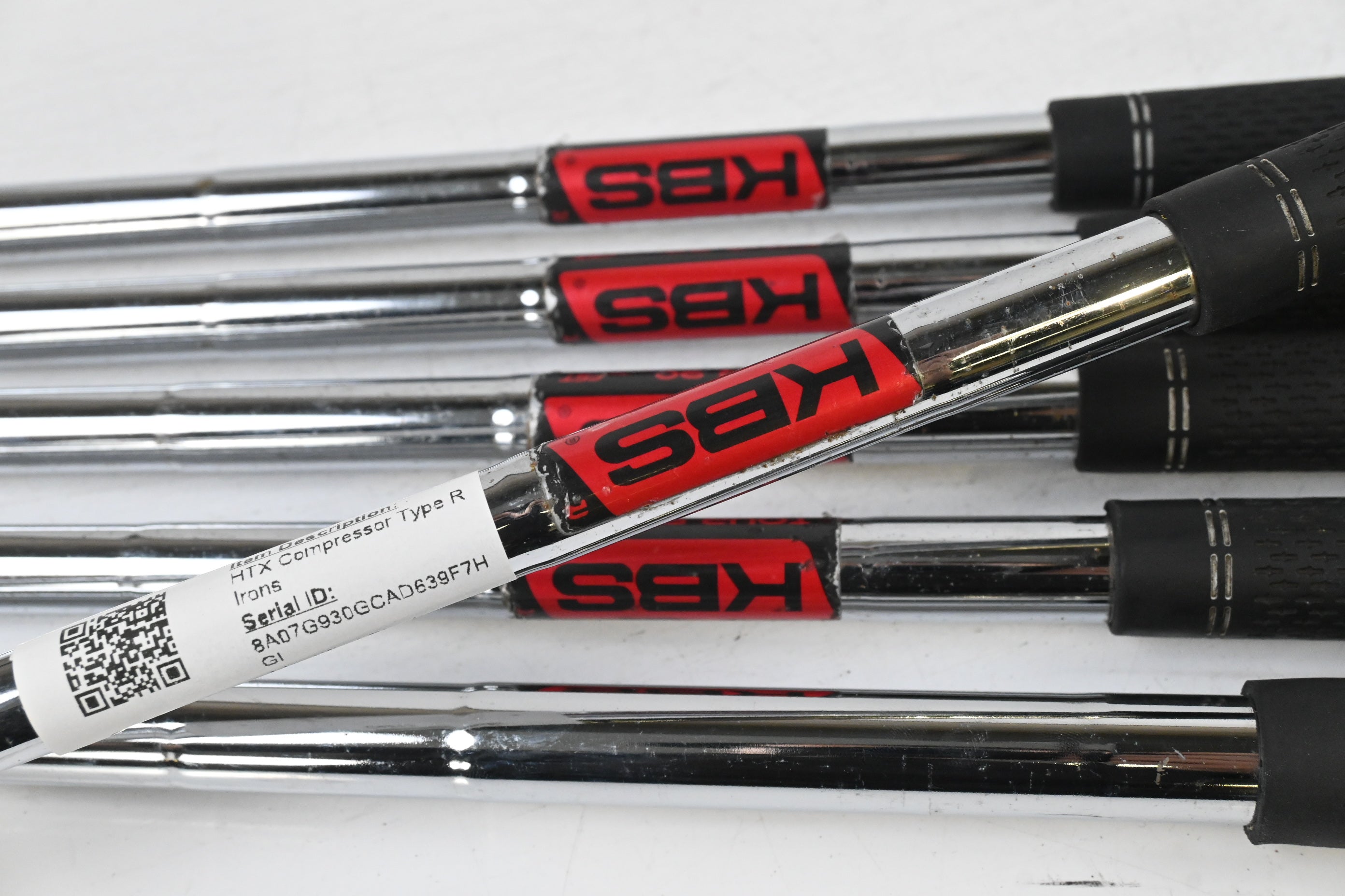 Benross HTX Compressor Type R Irons / 4-9i / Regular Flex KBS Tour 90 Shafts