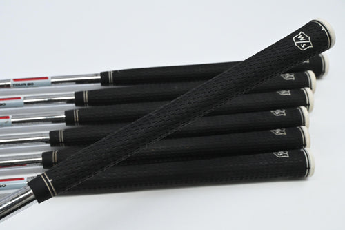 Left Hand Wilson Launch Pad Irons / 5-PW+SW / Regular Flex KBS Tour 80 Shafts
