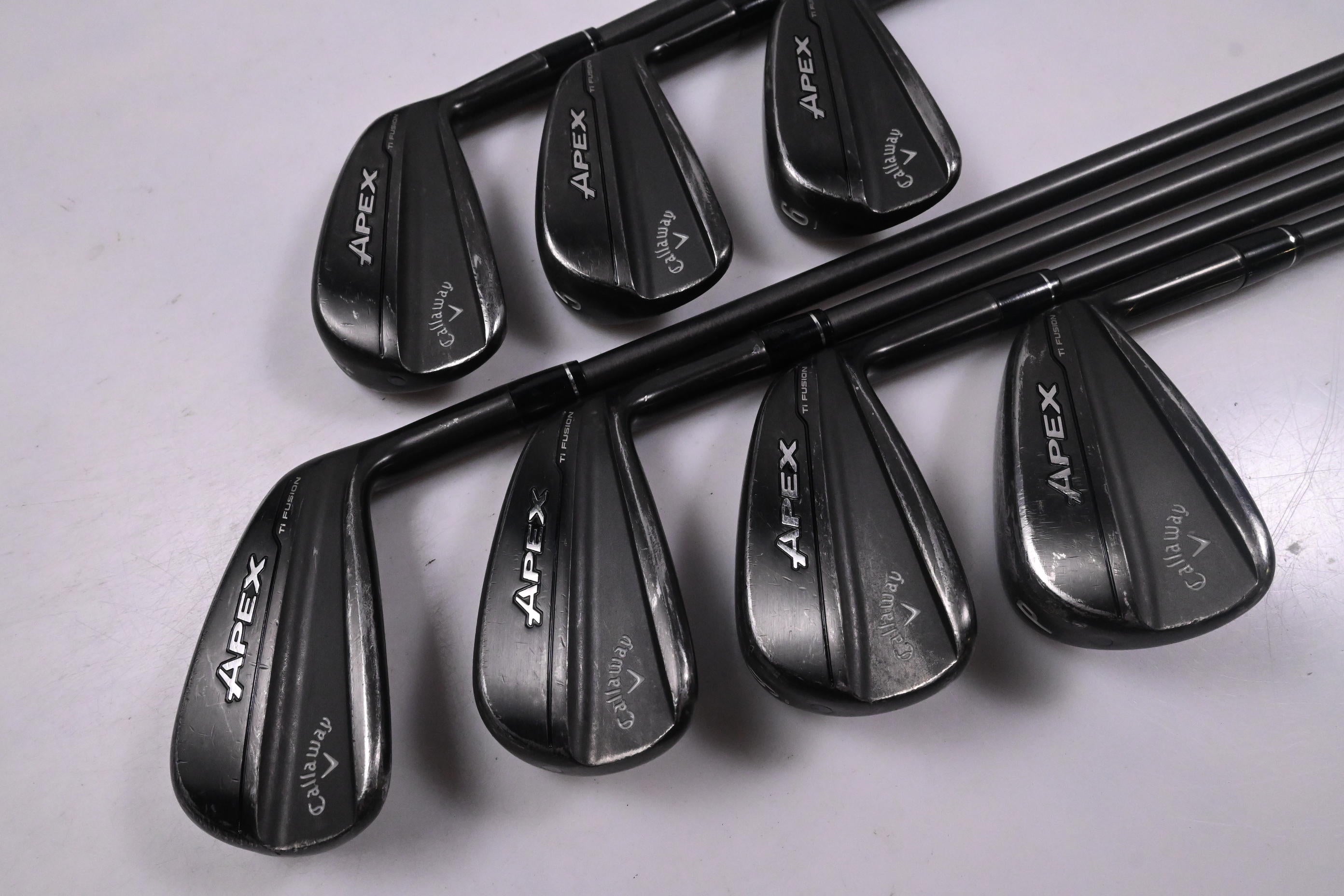Callaway Apex Ti Fusion Irons / 4-PW / Stiff Flex SteelFiber i95 Shafts