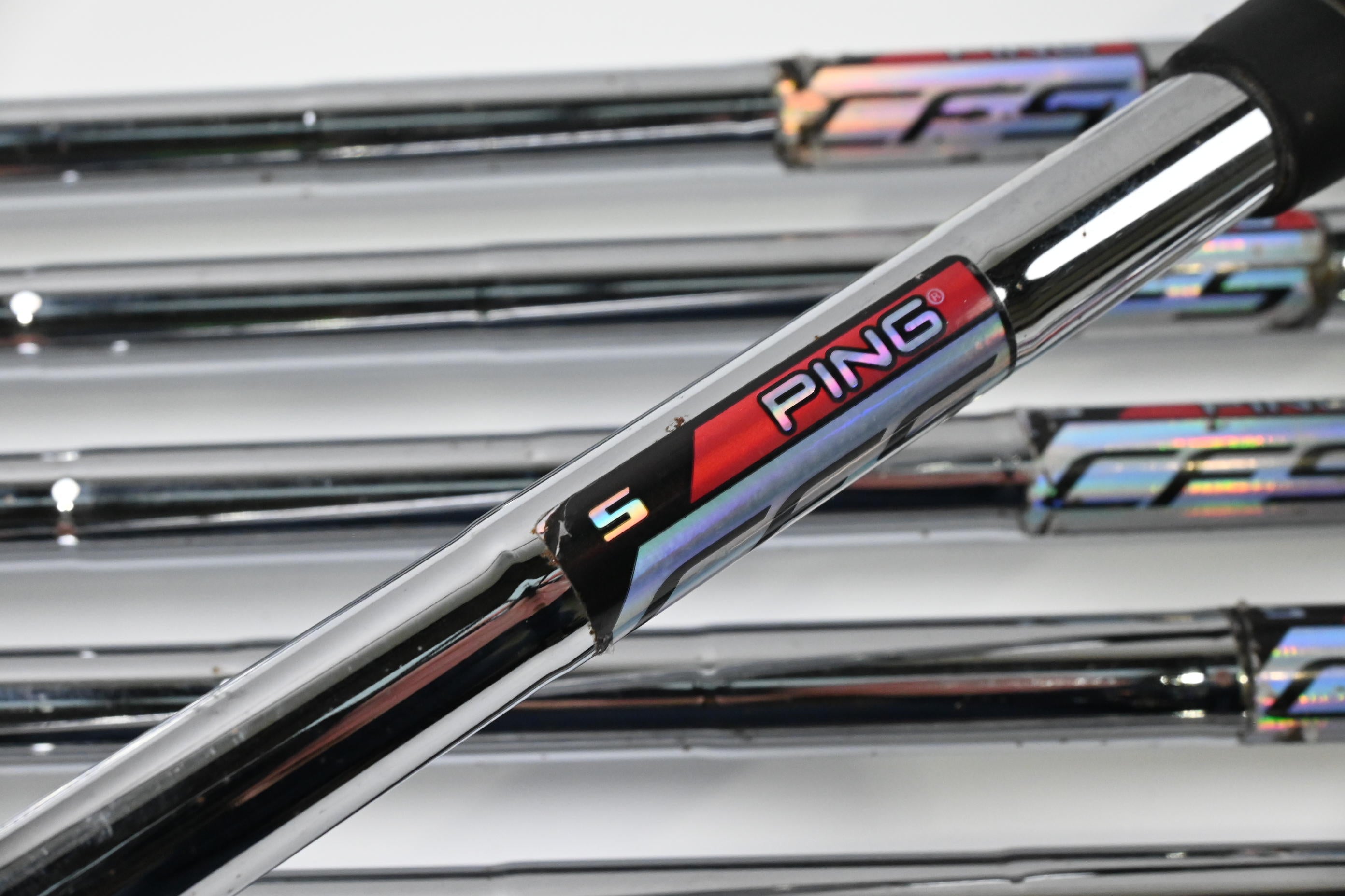 Ping S55 Irons / 4-PW / Black Dot / Stiff Flex Ping CFS Shafts